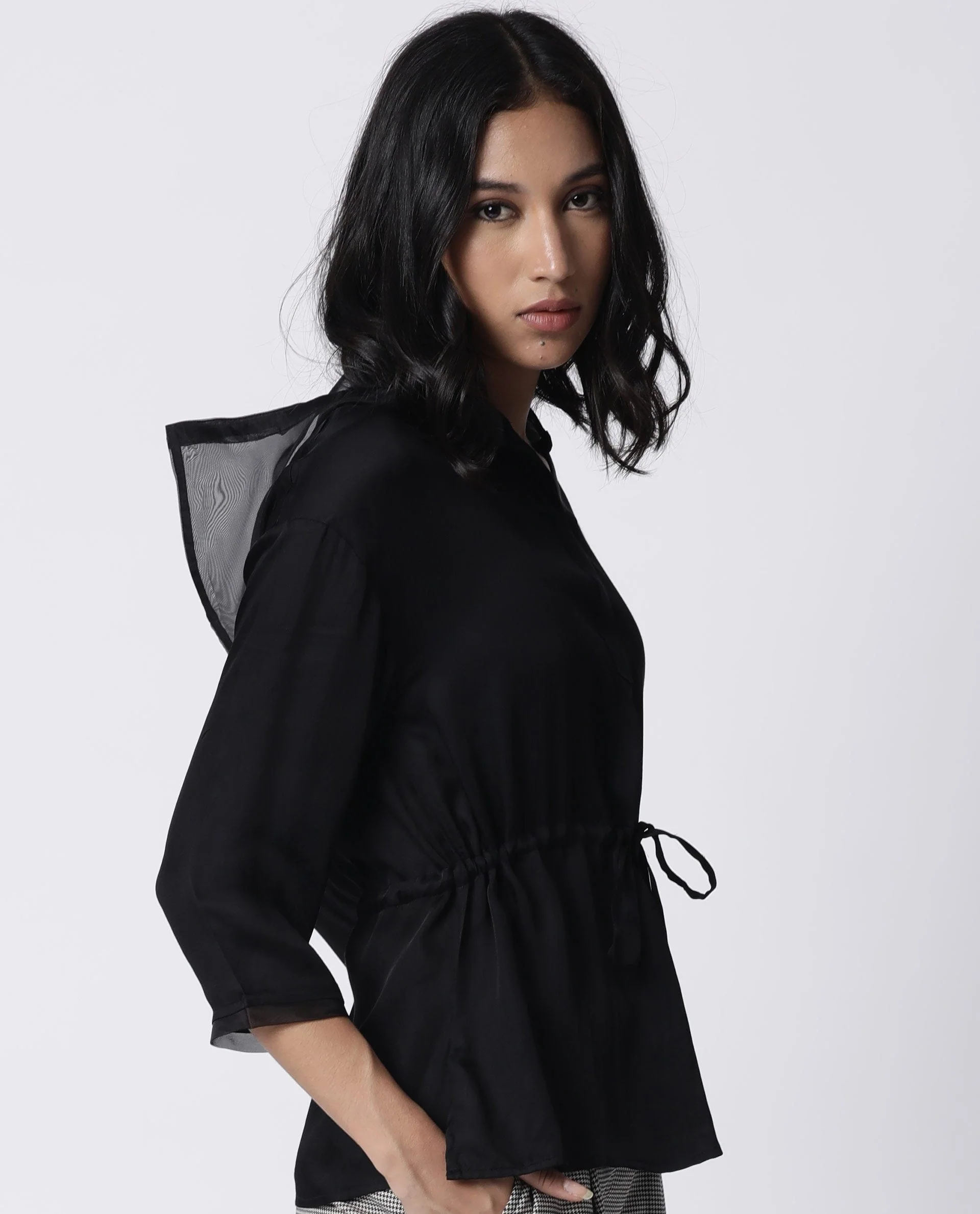 Rareism Women's Yoda Black Top - Image 2