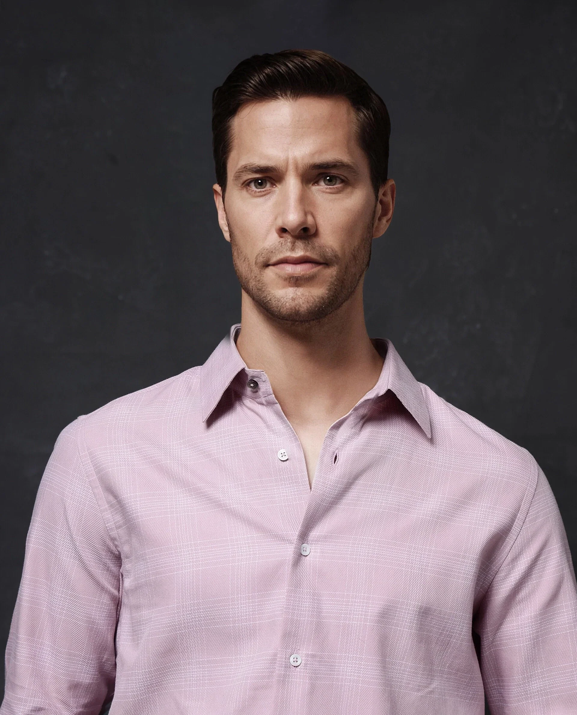 Rare Rabbit Men's Zana Pink Cotton Checked Print Regular Fit Full Sleeve Collared Shirt - Image 3