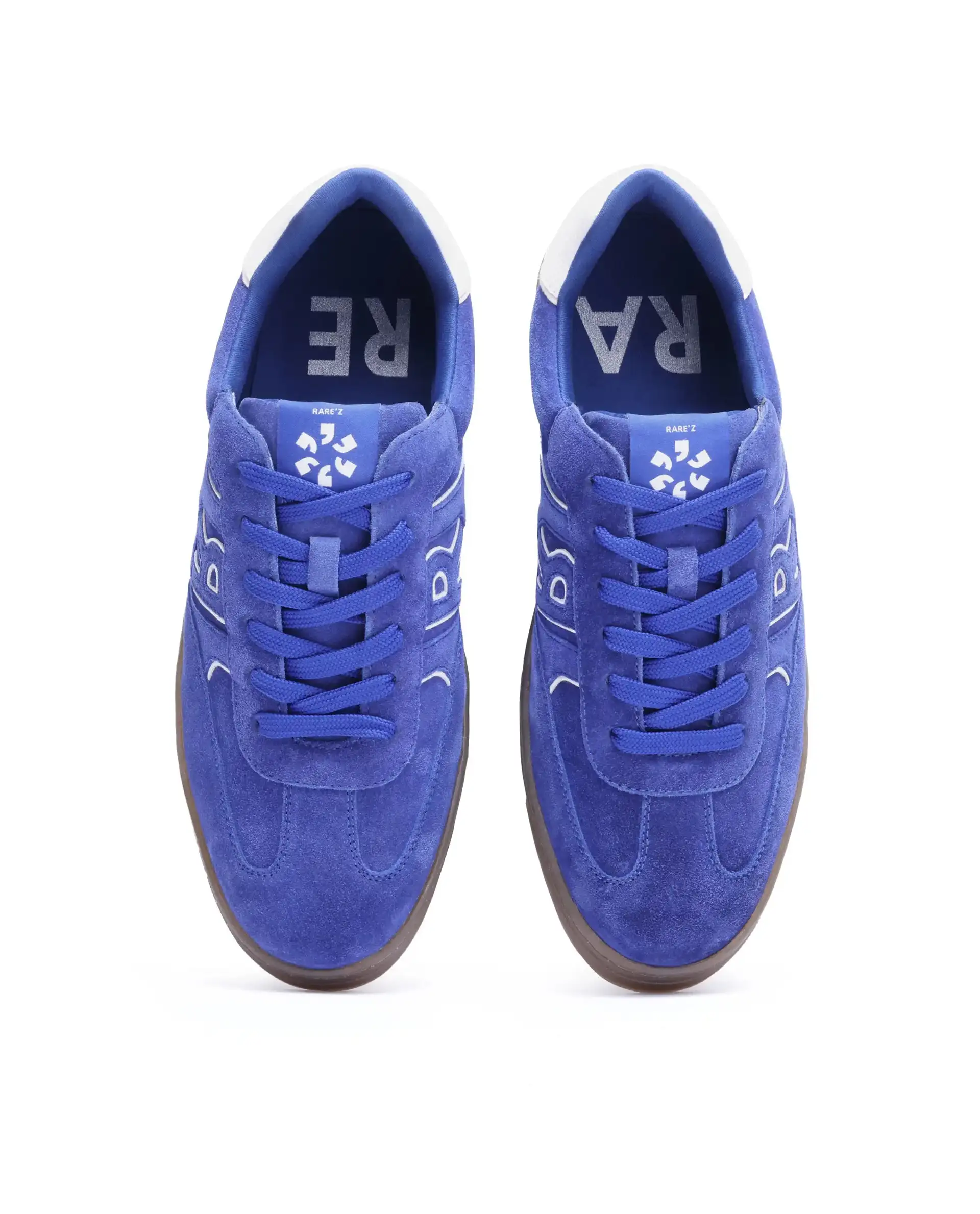 Rare Rabbit Men Zenith Blue Leather Lace-Up Closure Shoes - Image 4