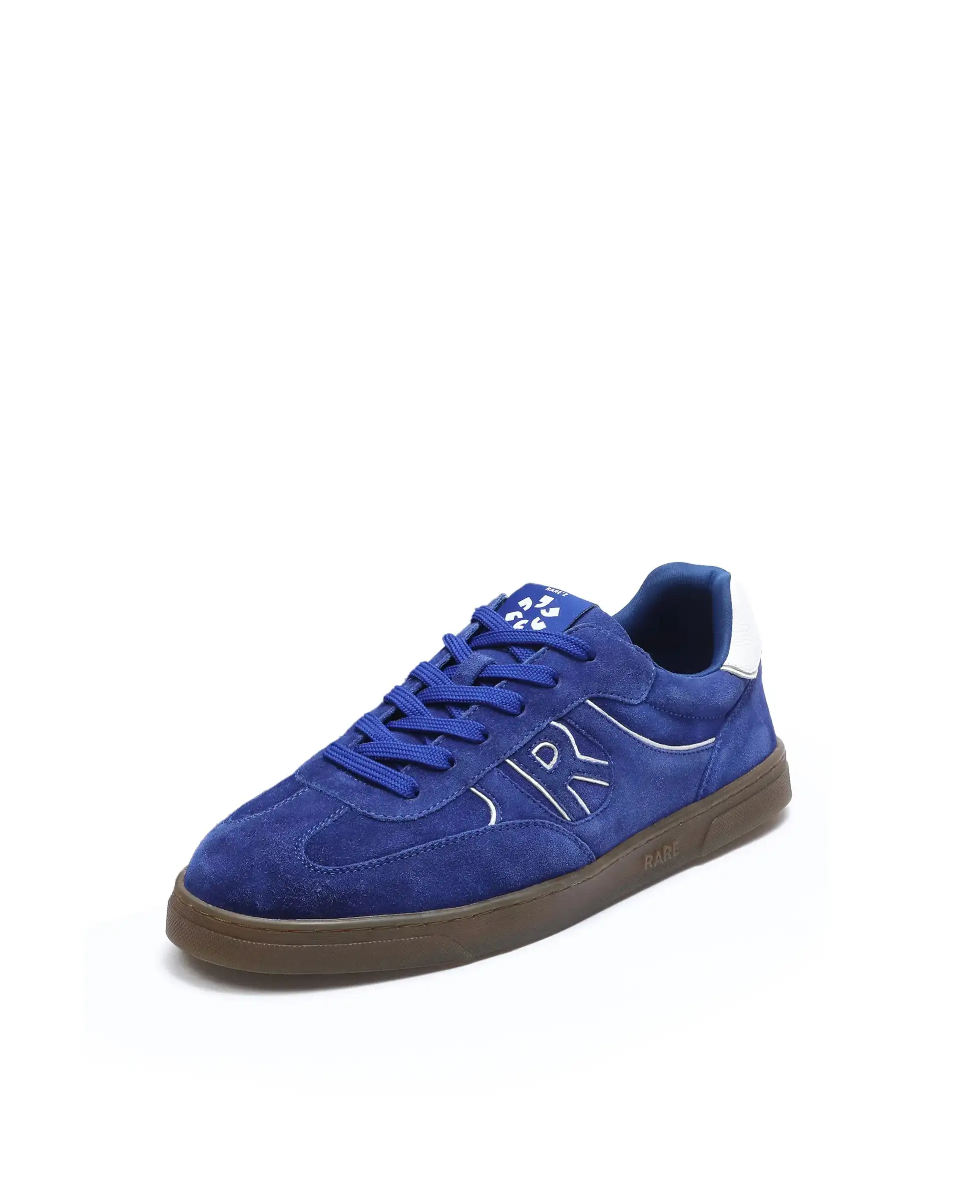 Rare Rabbit Men Zenith Blue Leather Lace-Up Closure Shoes - Image 5