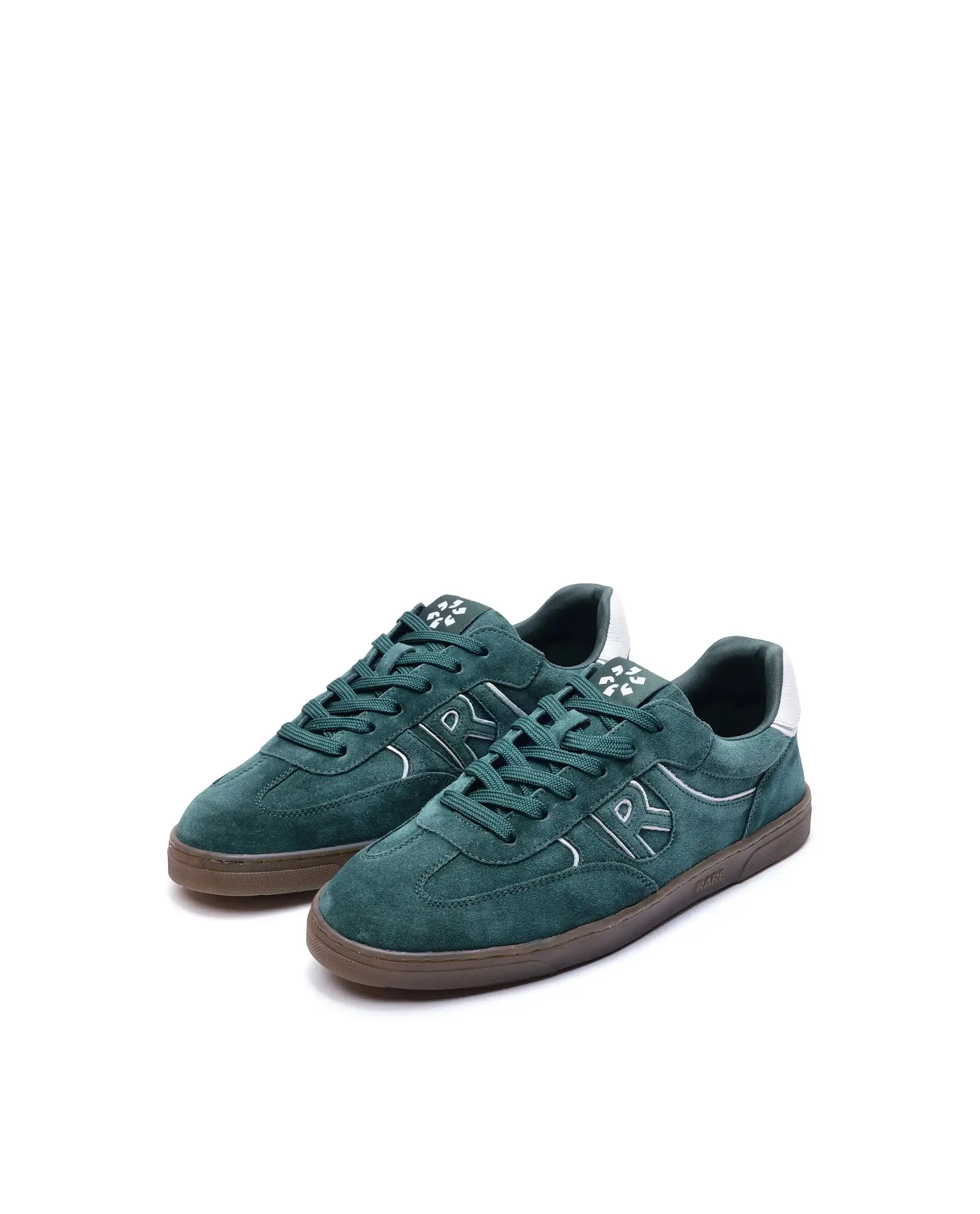 Rare Rabbit Men Zenith Green Leather Lace-Up Closure Shoes - Image 3