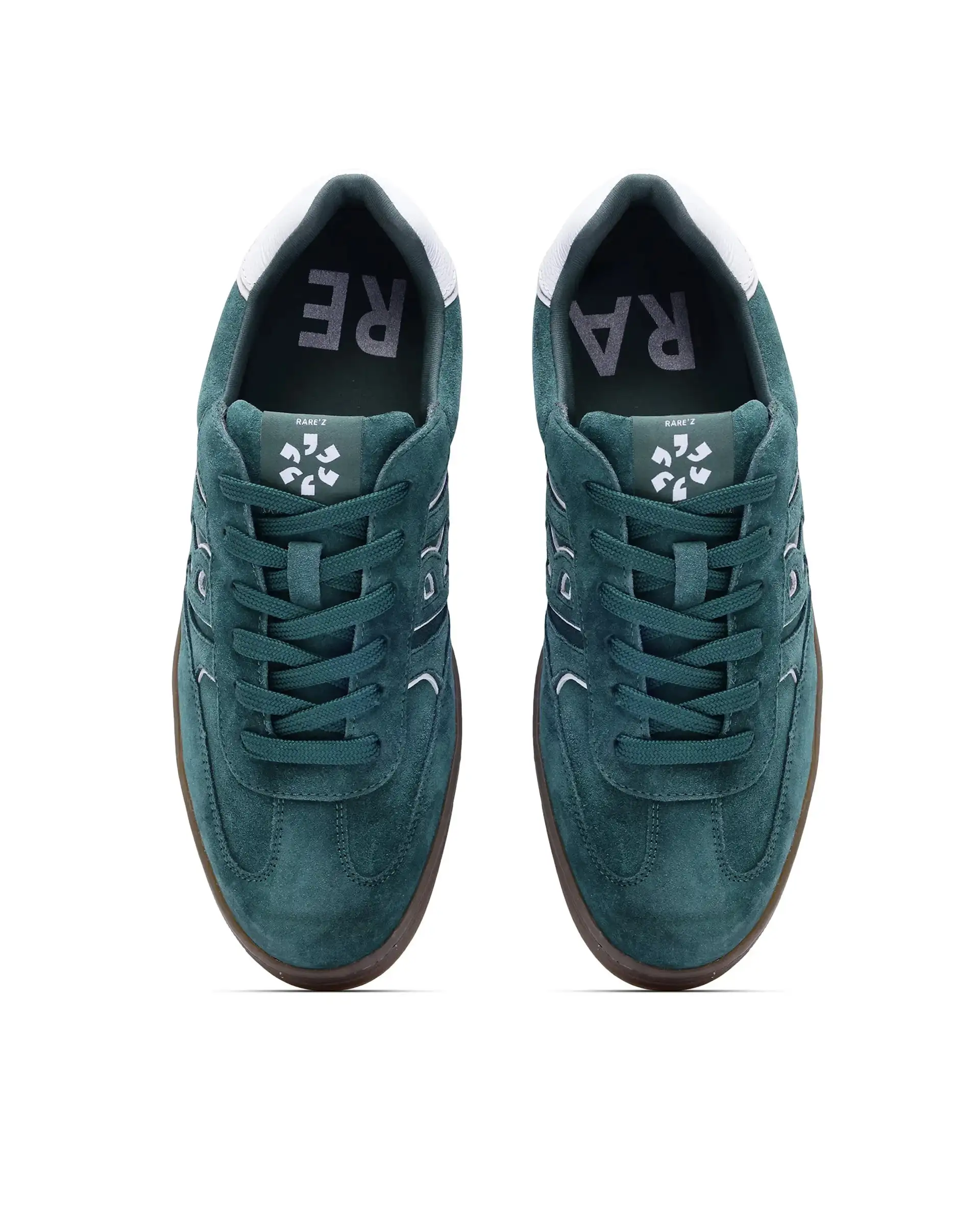 Rare Rabbit Men Zenith Green Leather Lace-Up Closure Shoes - Image 4