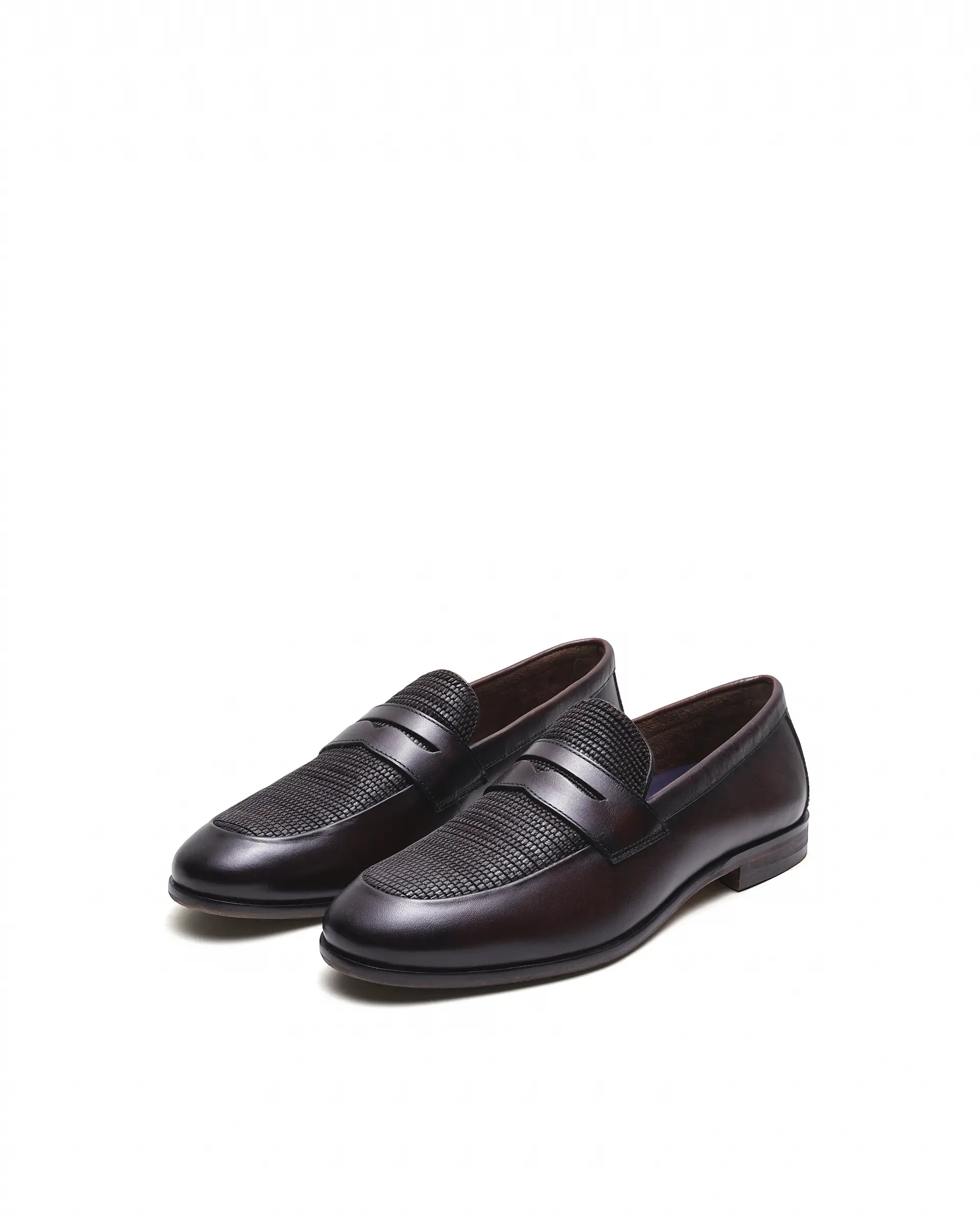 Rare Rabbit Men's Zeno Wood Leather Mocassin - Image 2