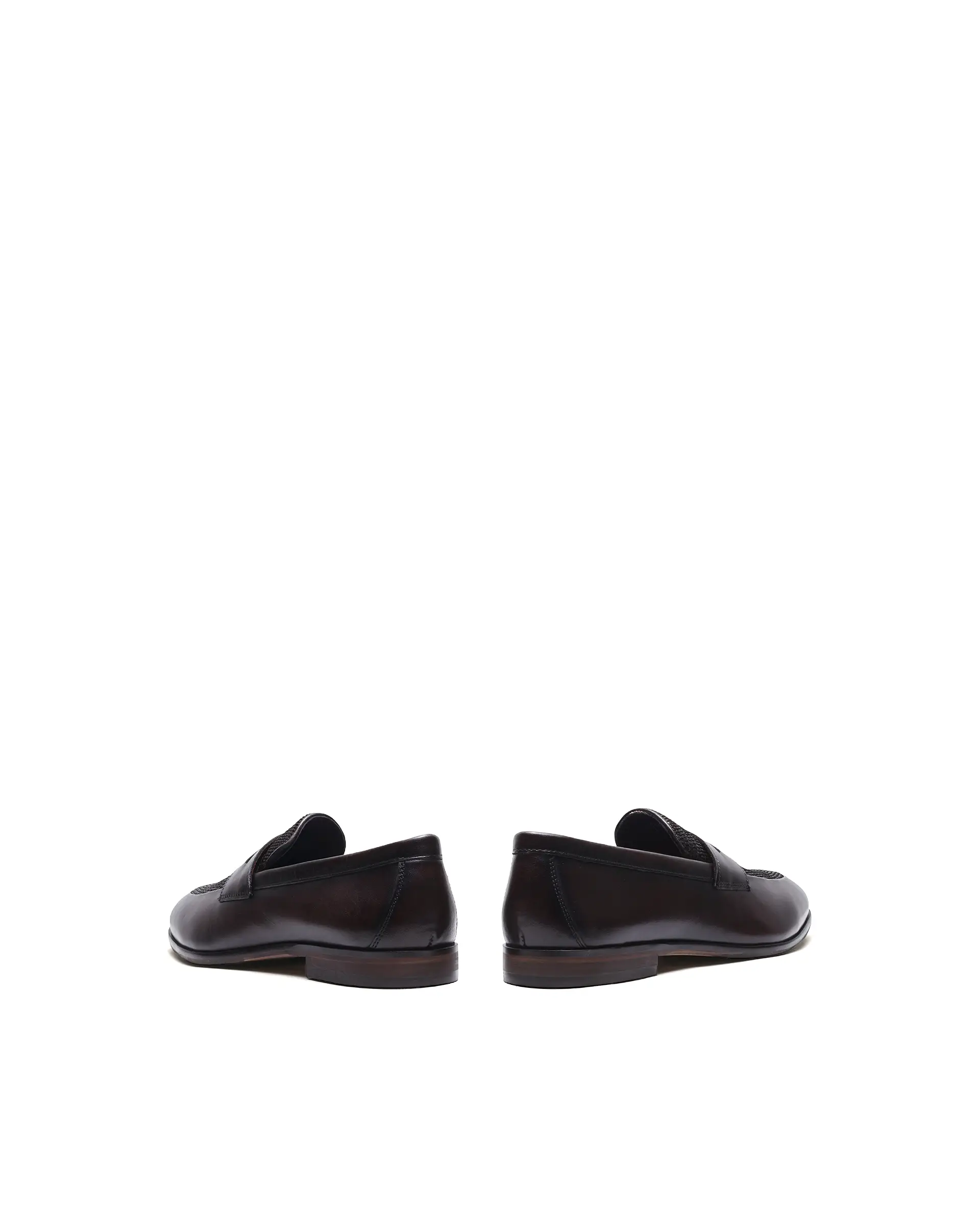 Rare Rabbit Men's Zeno Wood Leather Mocassin - Image 5