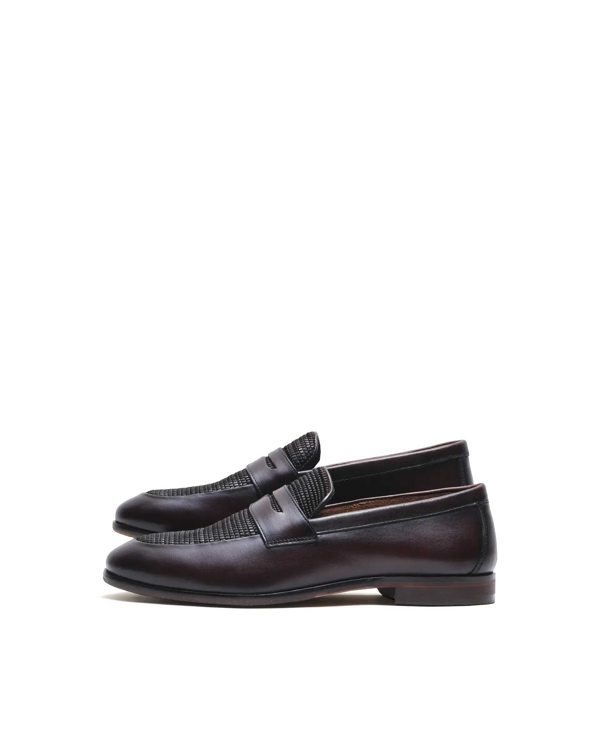Rare Rabbit Men's Zeno Wood Leather Mocassin - Image 6