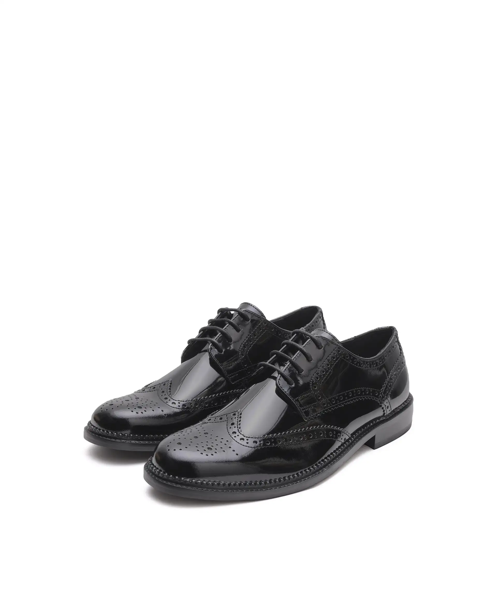 Rarez Men's Zeta Black Leather Formal - Image 2