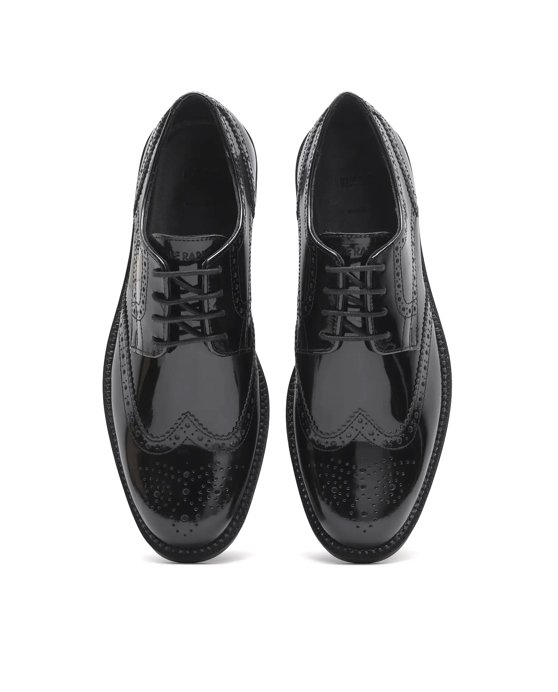 Rarez Men's Zeta Black Leather Formal - Image 4