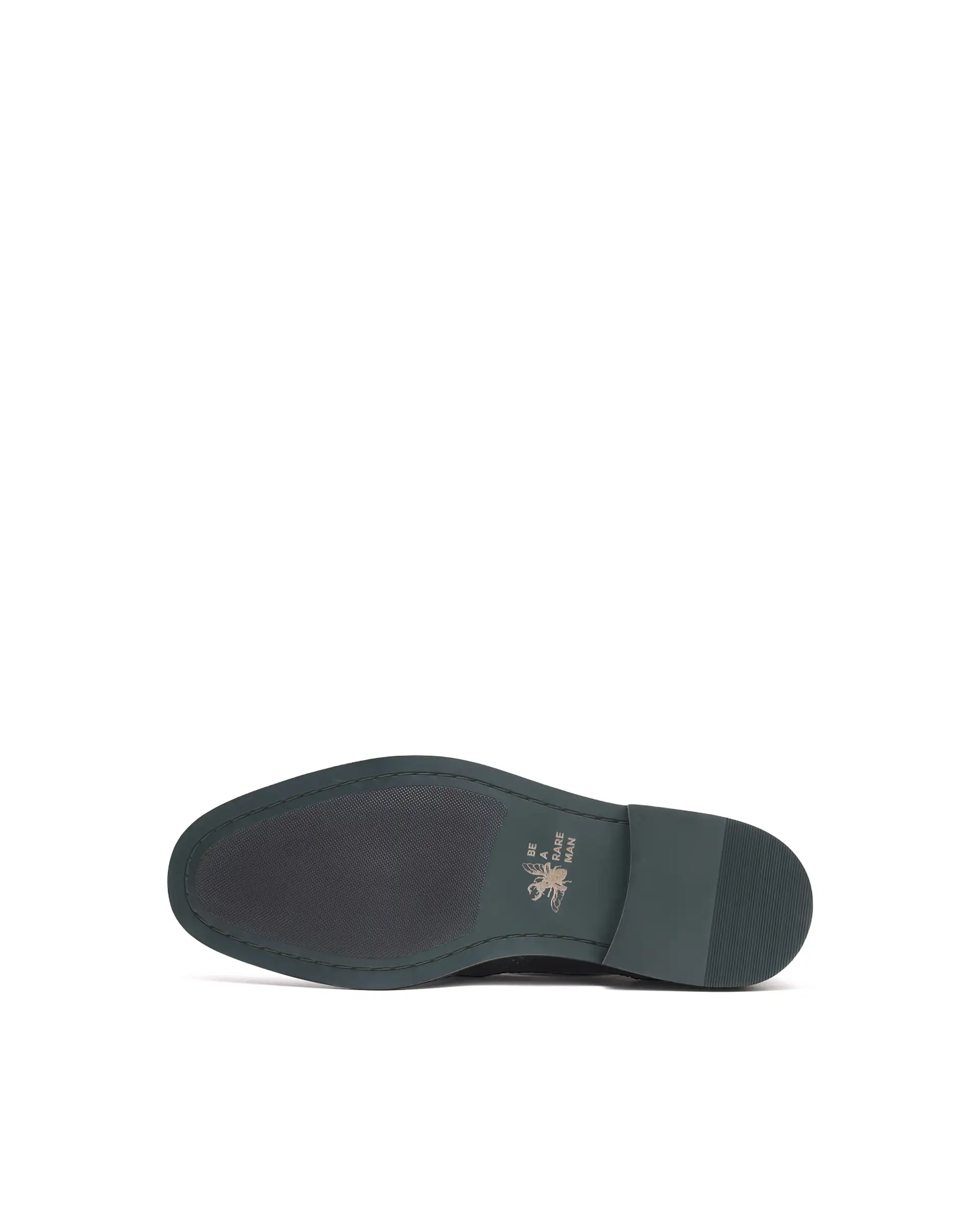 Rarez Men's Zeta Dark Green Leather Formal - Image 6