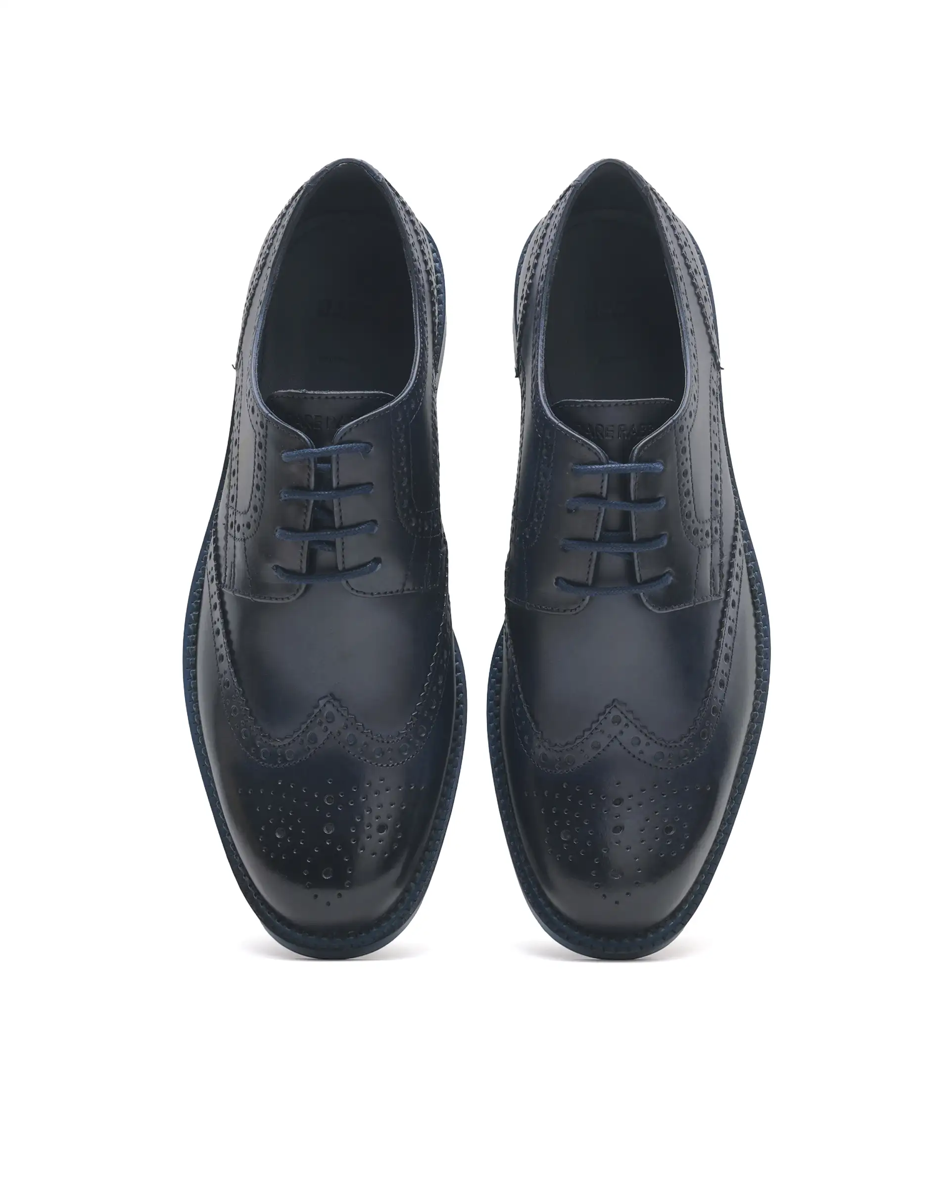 Rarez Men's Zeta Dark Teal Leather Formal - Image 4