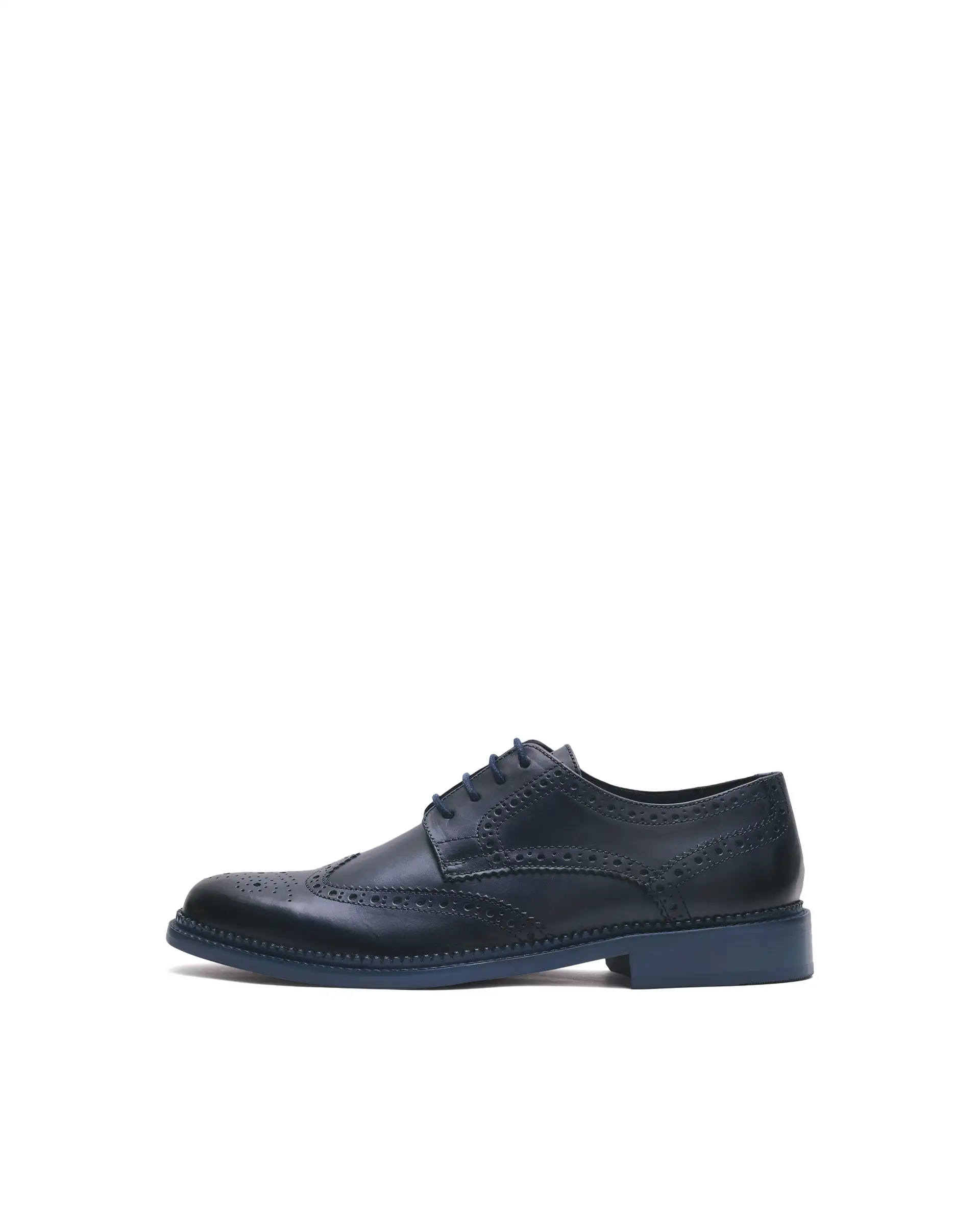 Rarez Men's Zeta Dark Teal Leather Formal - Image 8