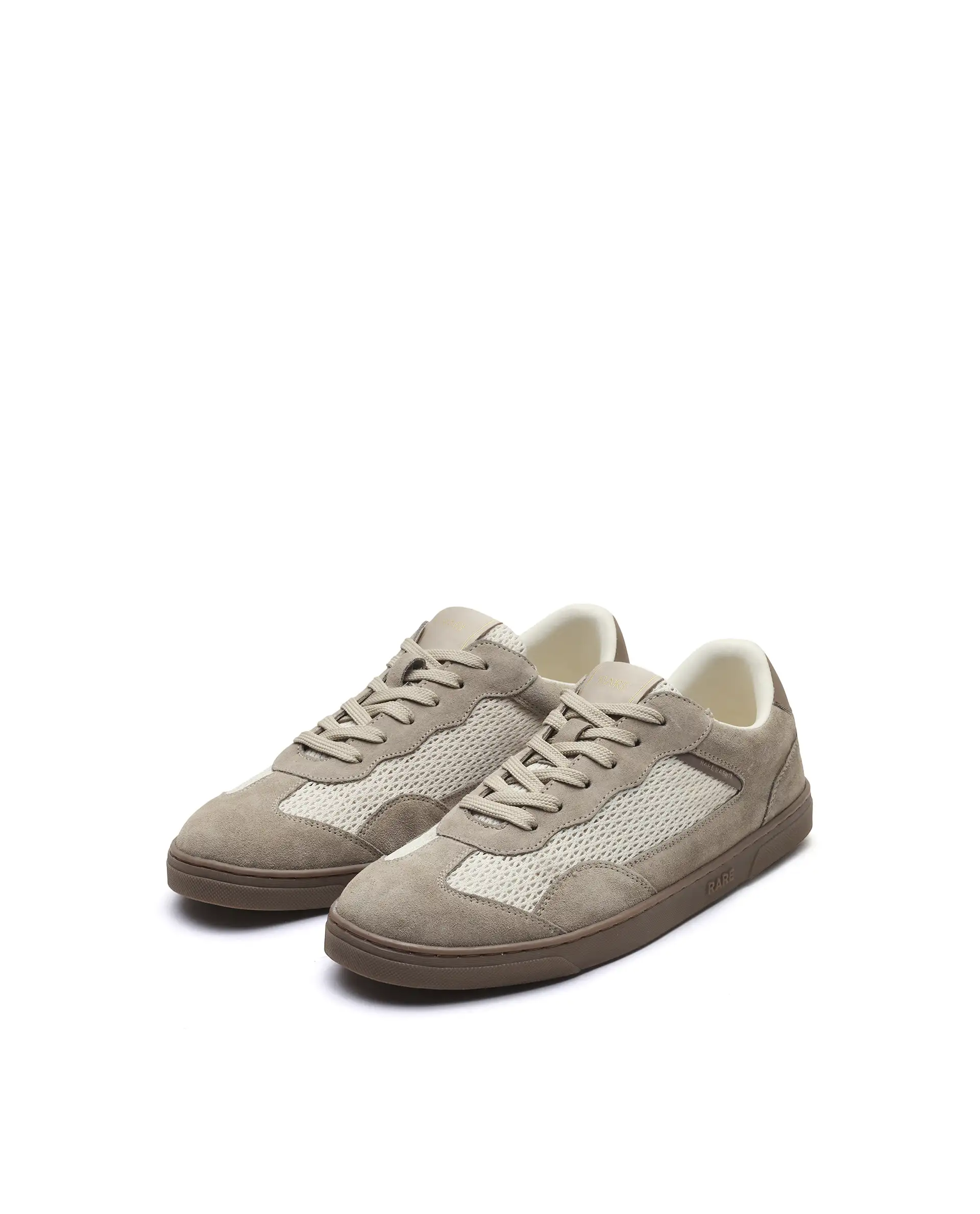 Rare Rabbit Men's Zibot Beige Suede Sneaker - Image 4