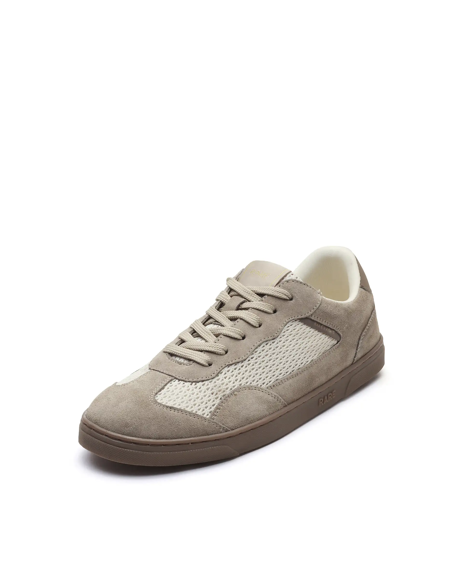 Rare Rabbit Men's Zibot Beige Suede Sneaker - Image 5