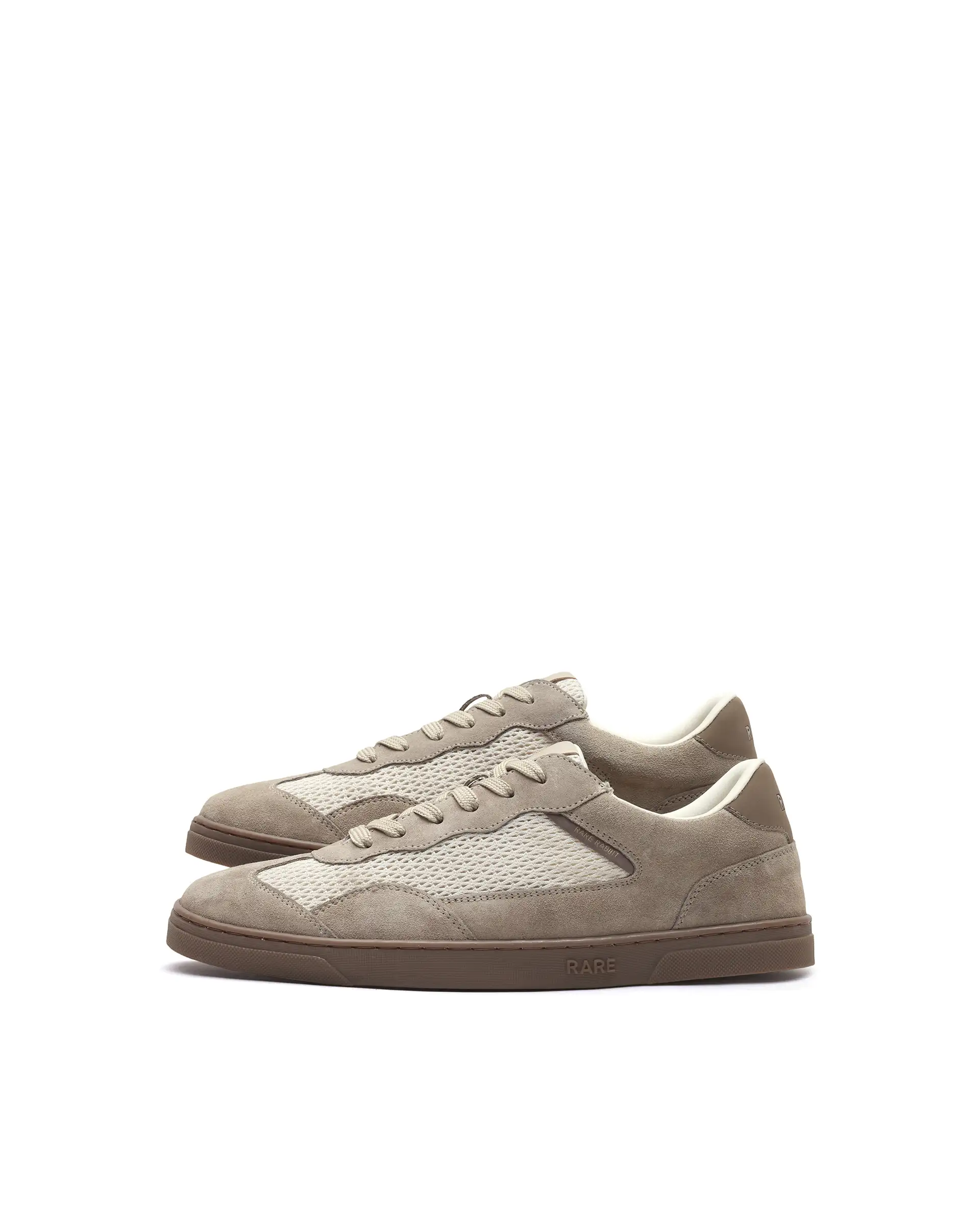 Rare Rabbit Men's Zibot Beige Suede Sneaker - Image 6