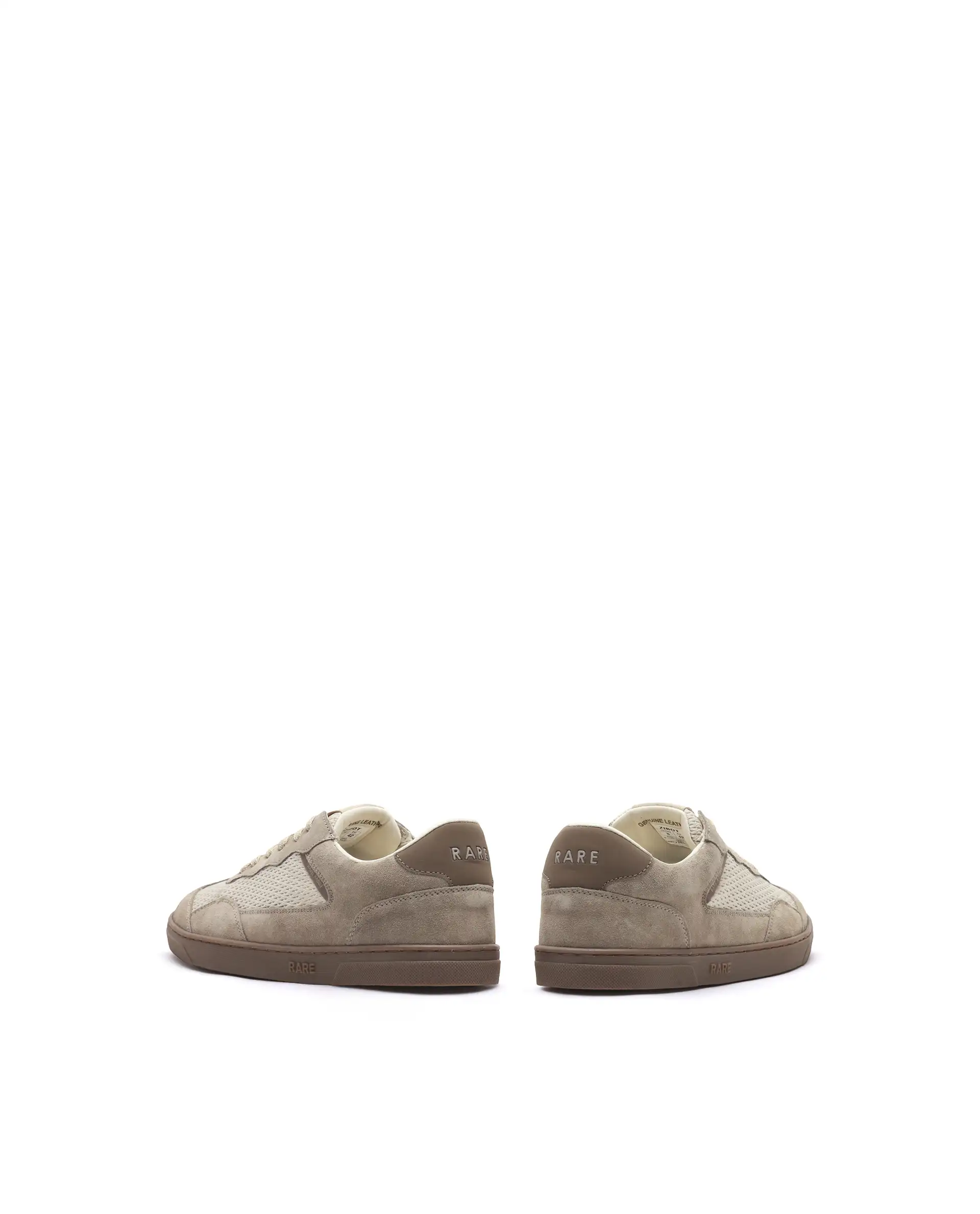 Rare Rabbit Men's Zibot Beige Suede Sneaker - Image 7