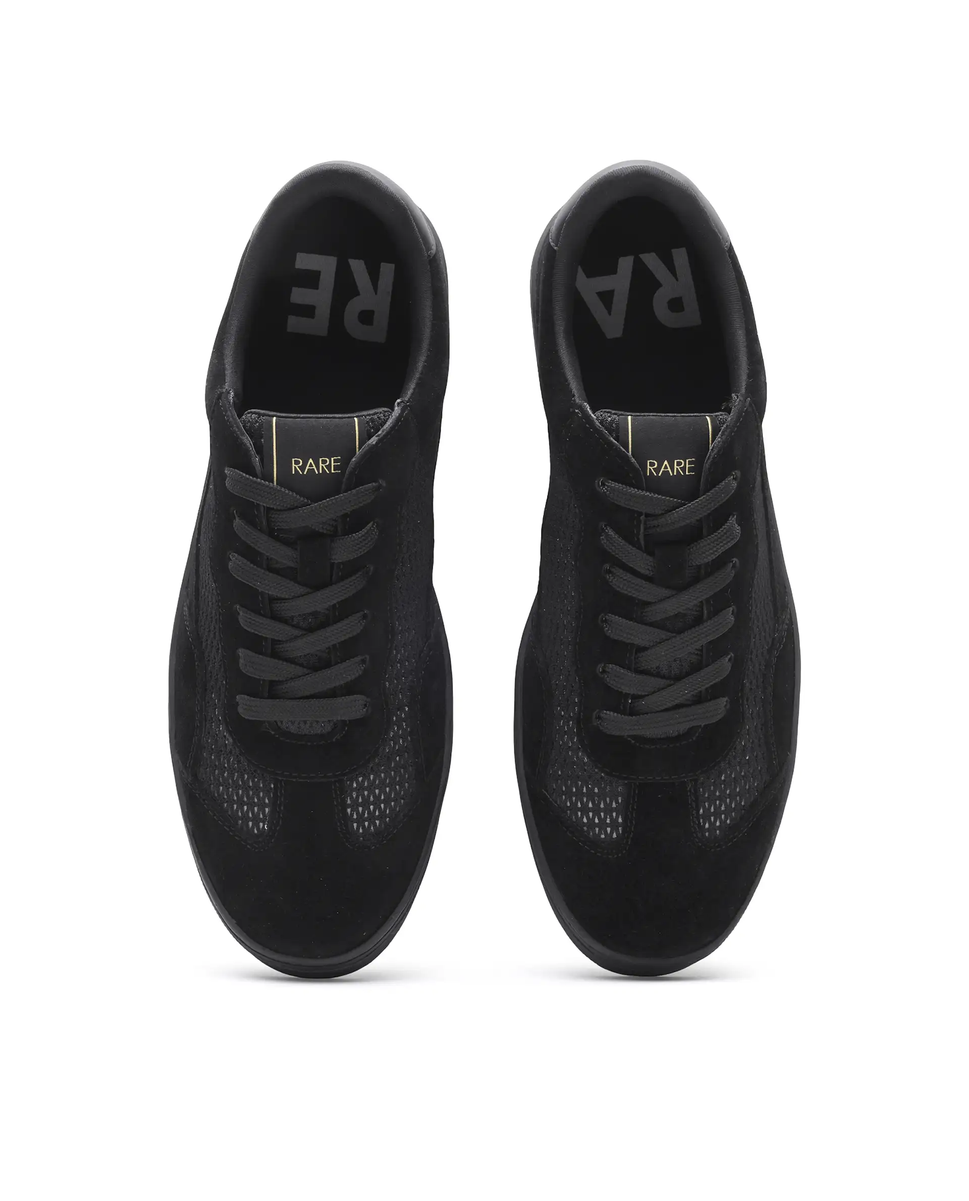 Rare Rabbit Men's Zibot Black Suede Sneaker - Image 3