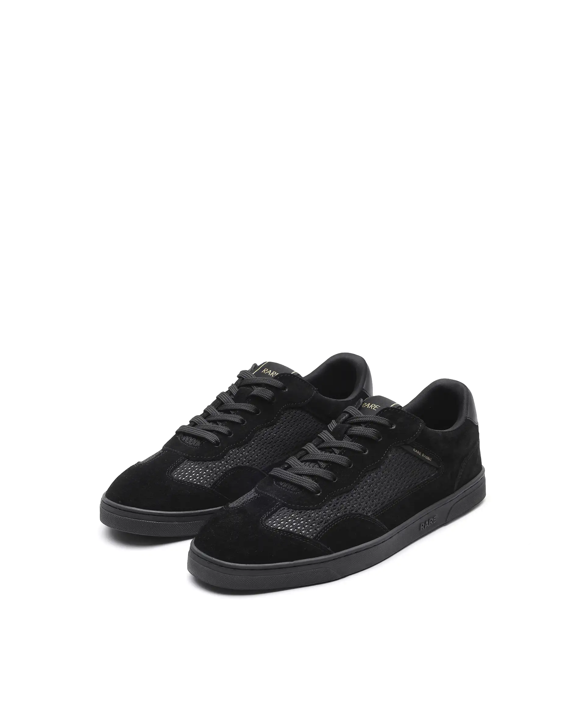 Rare Rabbit Men's Zibot Black Suede Sneaker - Image 4