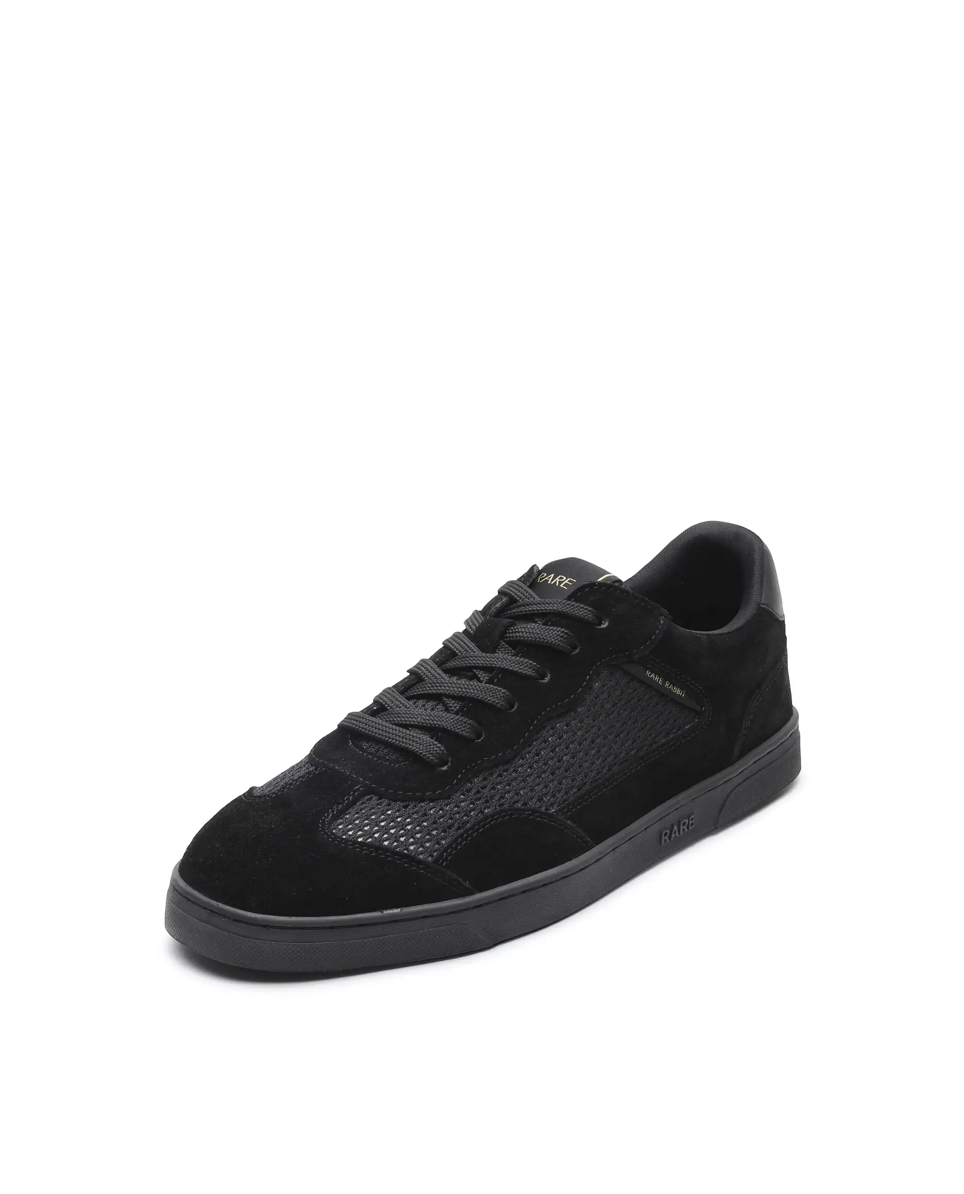 Rare Rabbit Men's Zibot Black Suede Sneaker - Image 5