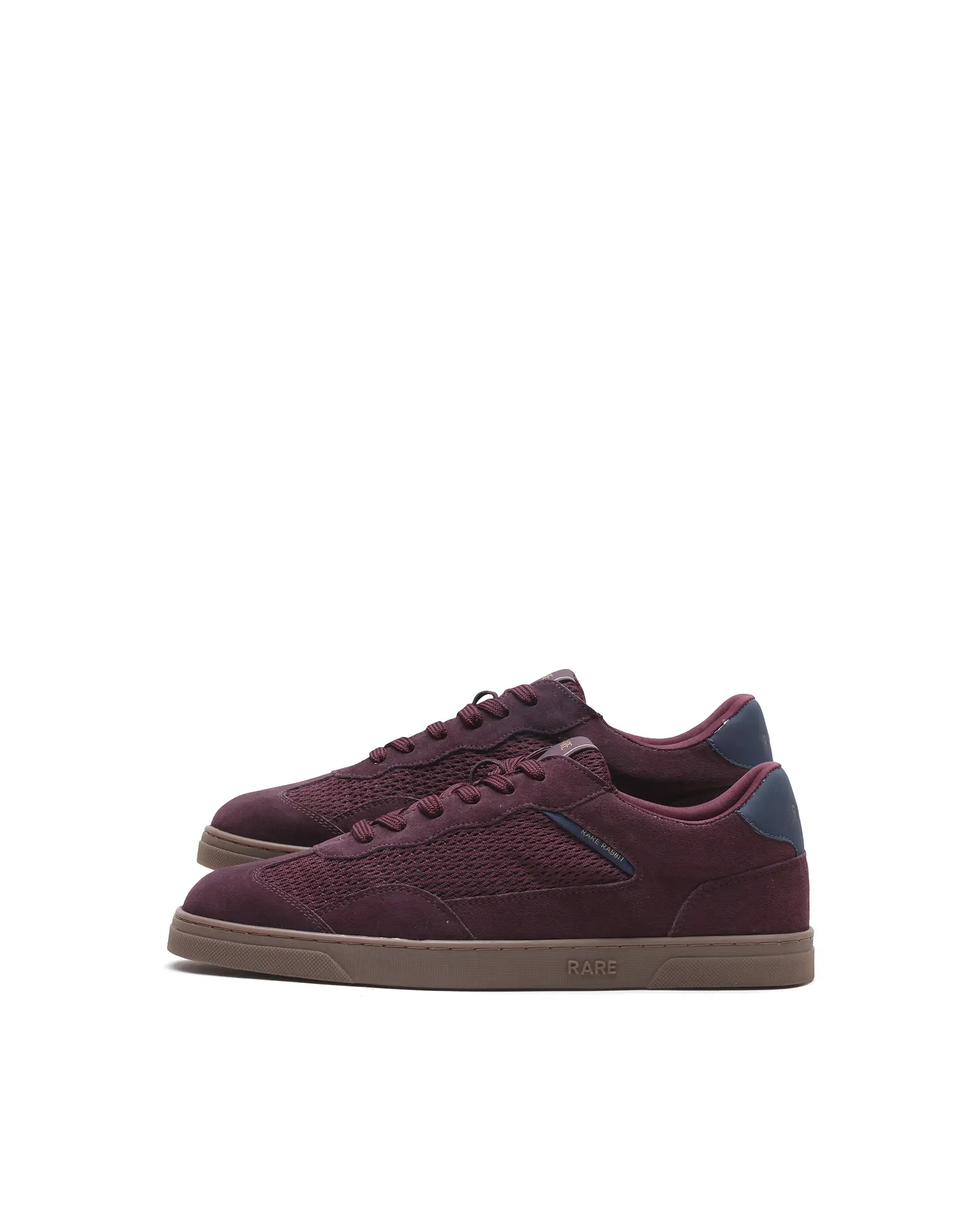 Rare Rabbit Men's Zibot Burgundy Suede Sneaker - Image 6