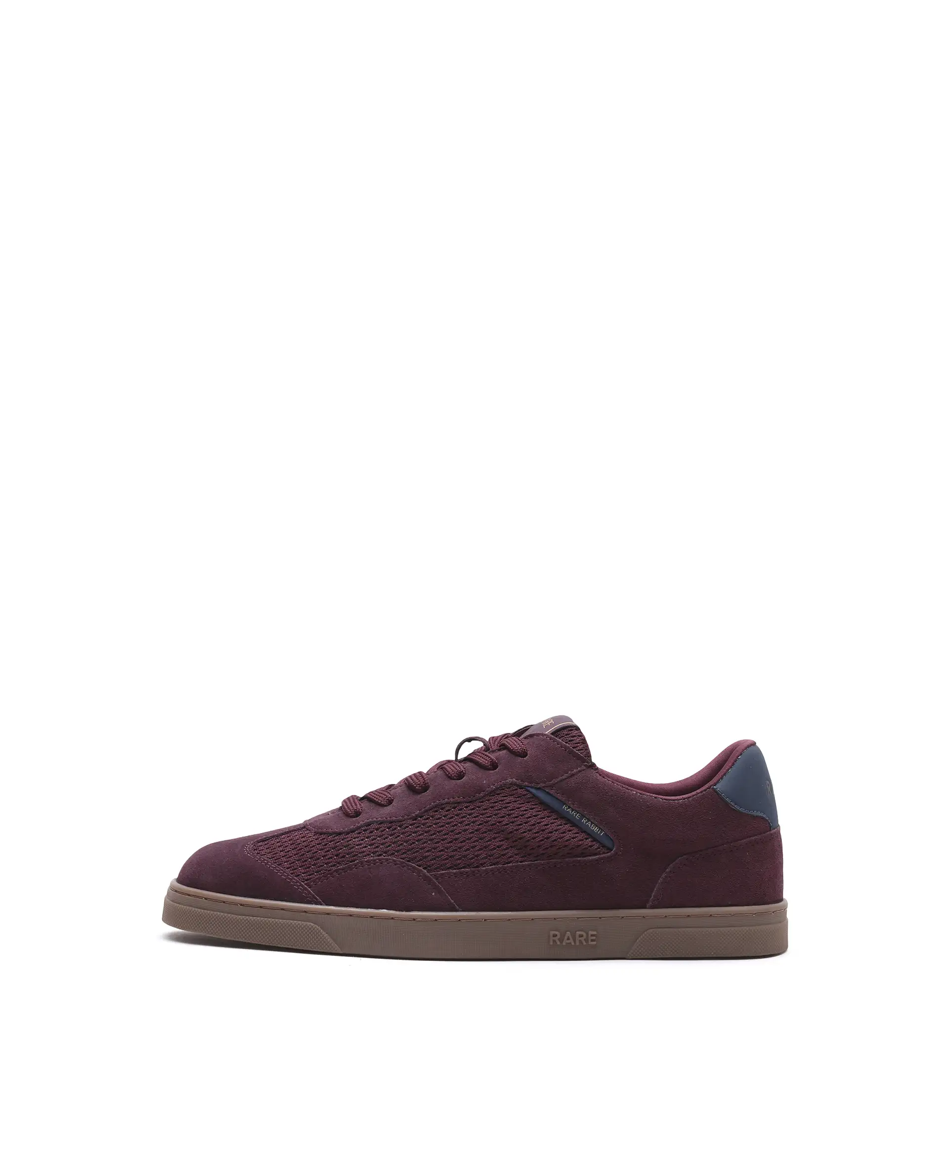 Rare Rabbit Men's Zibot Burgundy Suede Sneaker - Image 9