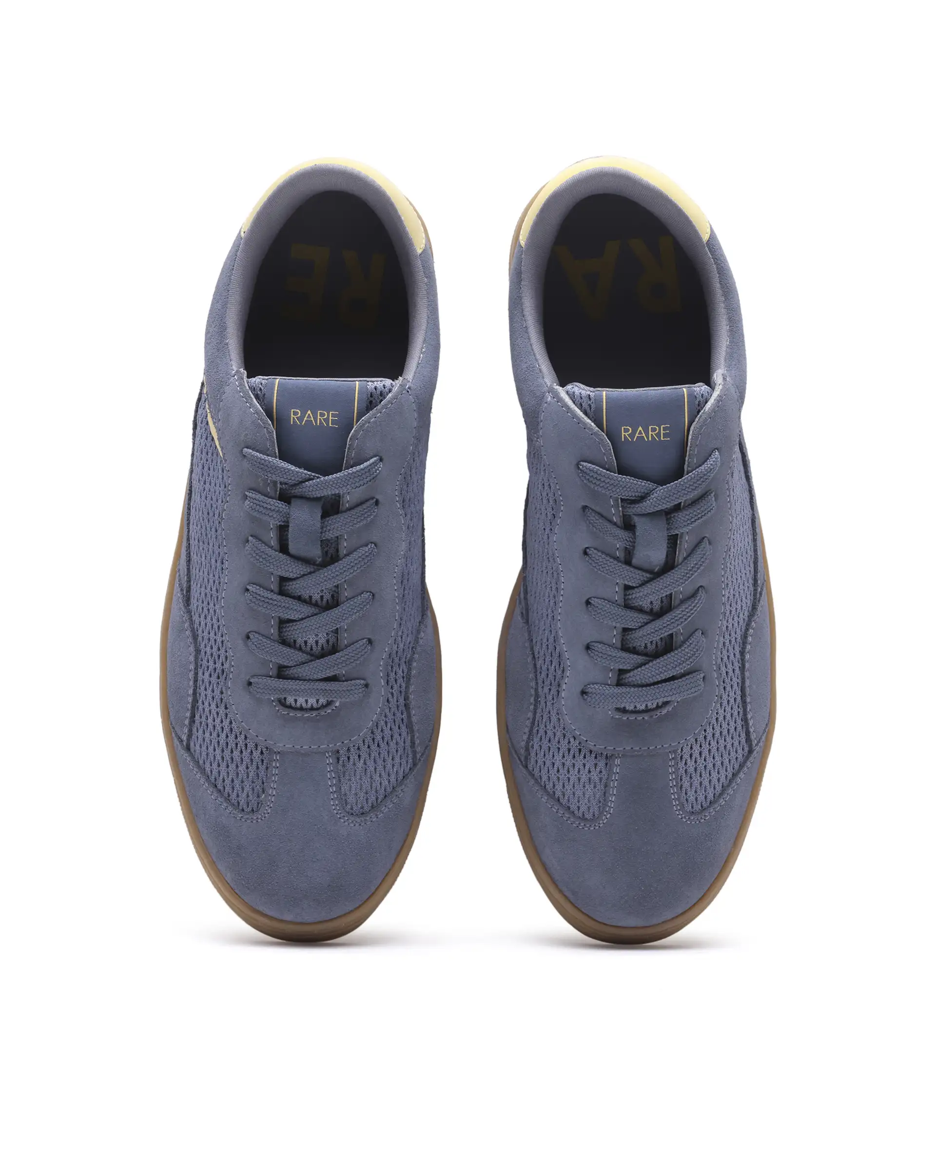 Rare Rabbit Men's Zibot Light Purple Suede Sneaker - Image 3