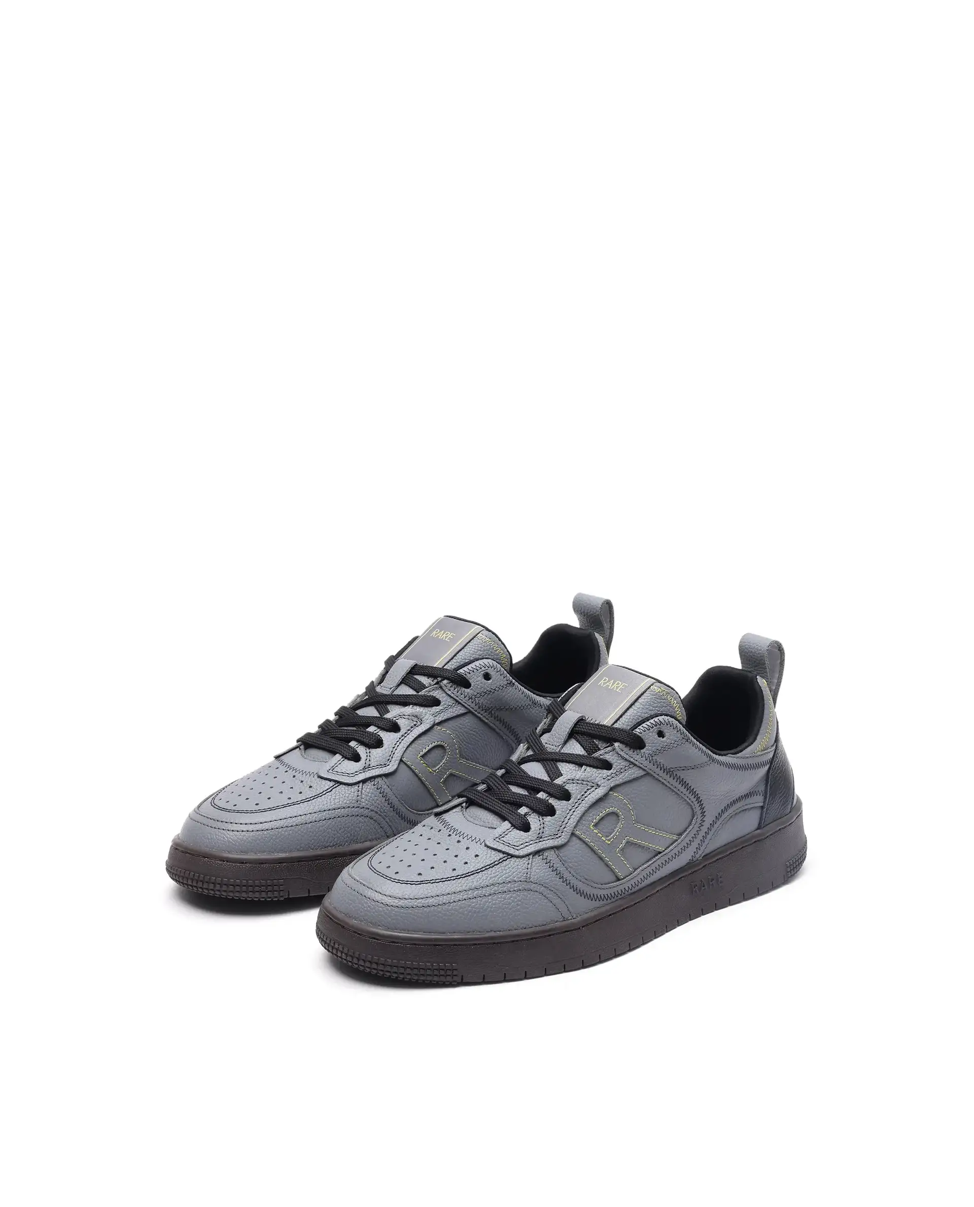 Rare Rabbit Men Zion Grey Lace-Up Closure Sneaker - Image 3