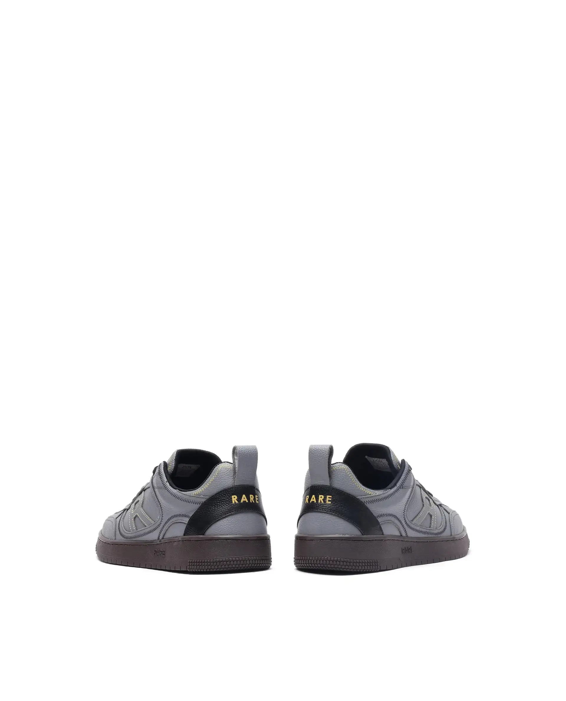 Rare Rabbit Men Zion Grey Lace-Up Closure Sneaker - Image 5