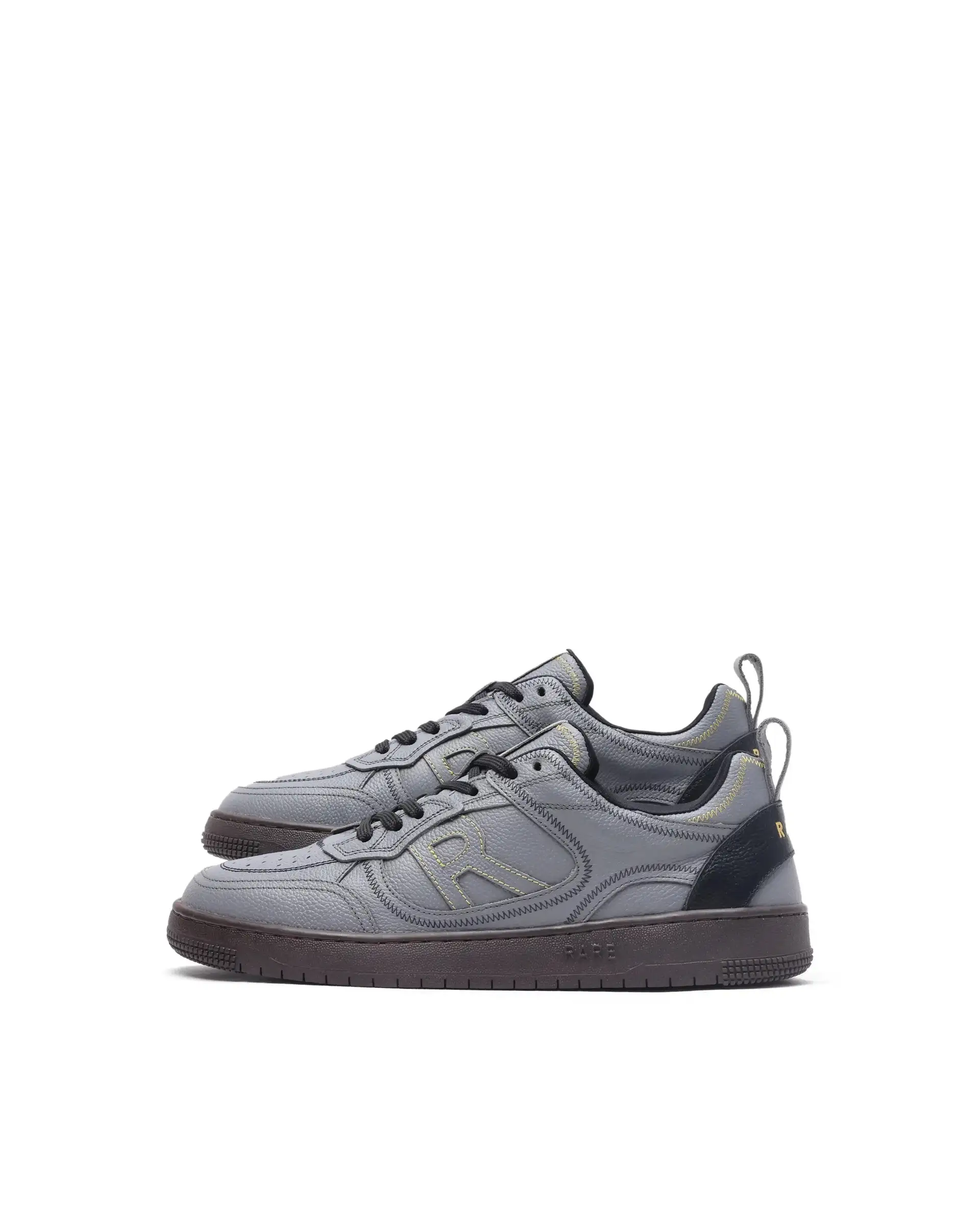 Rare Rabbit Men Zion Grey Lace-Up Closure Sneaker - Image 6