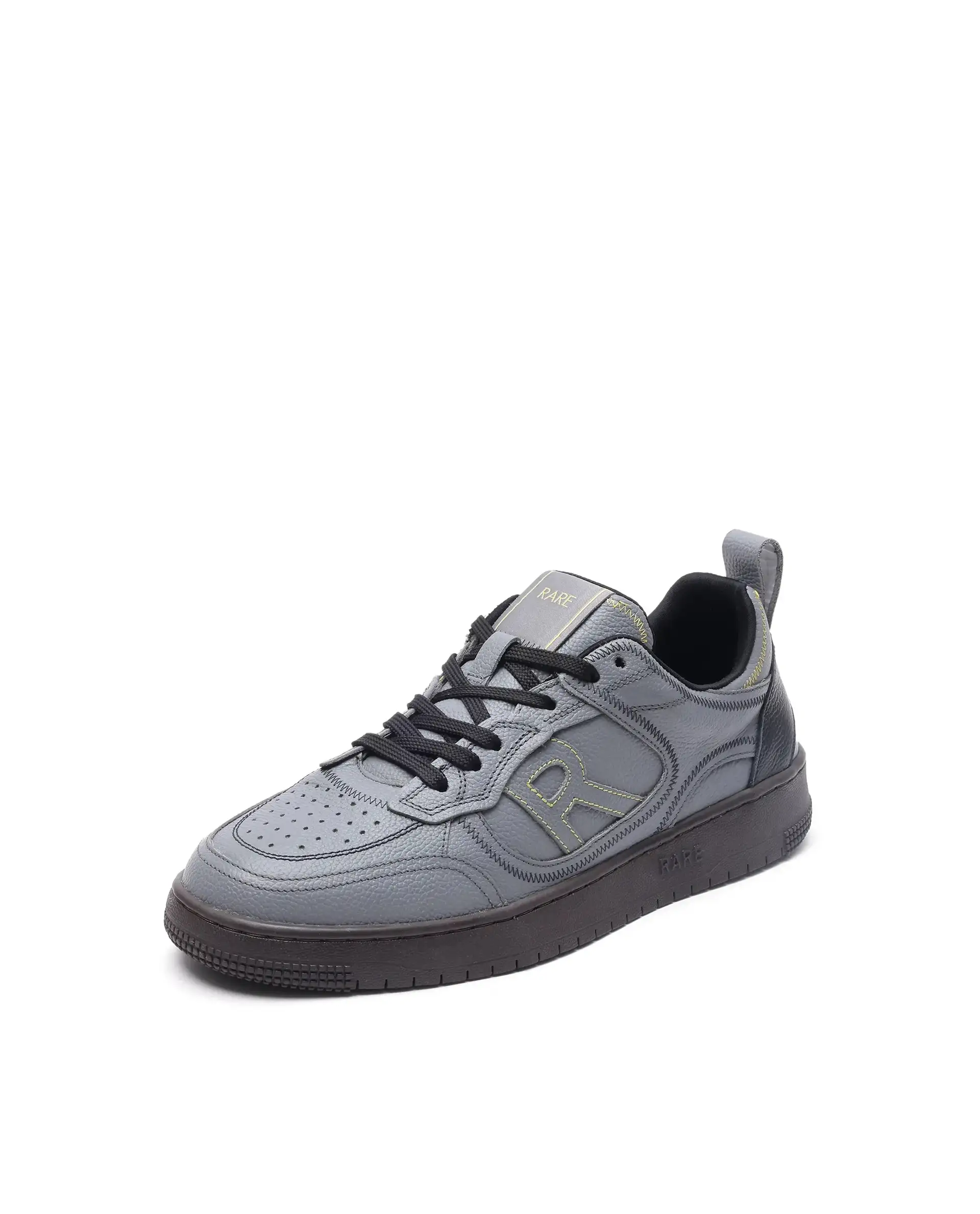 Rare Rabbit Men Zion Grey Lace-Up Closure Sneaker - Image 8