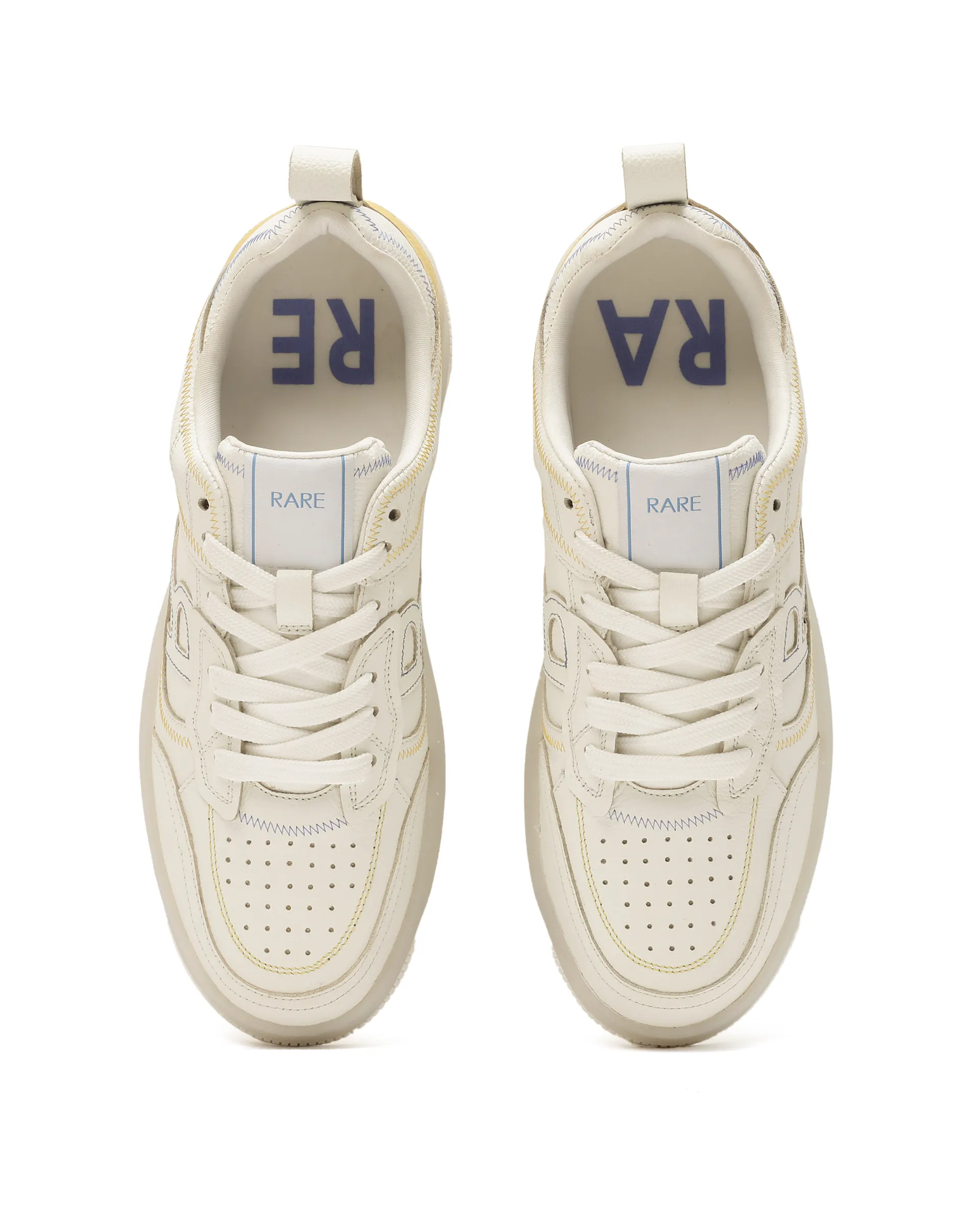 Rare Rabbit Men Zion White Lace-Up Closure Shoes - Image 5