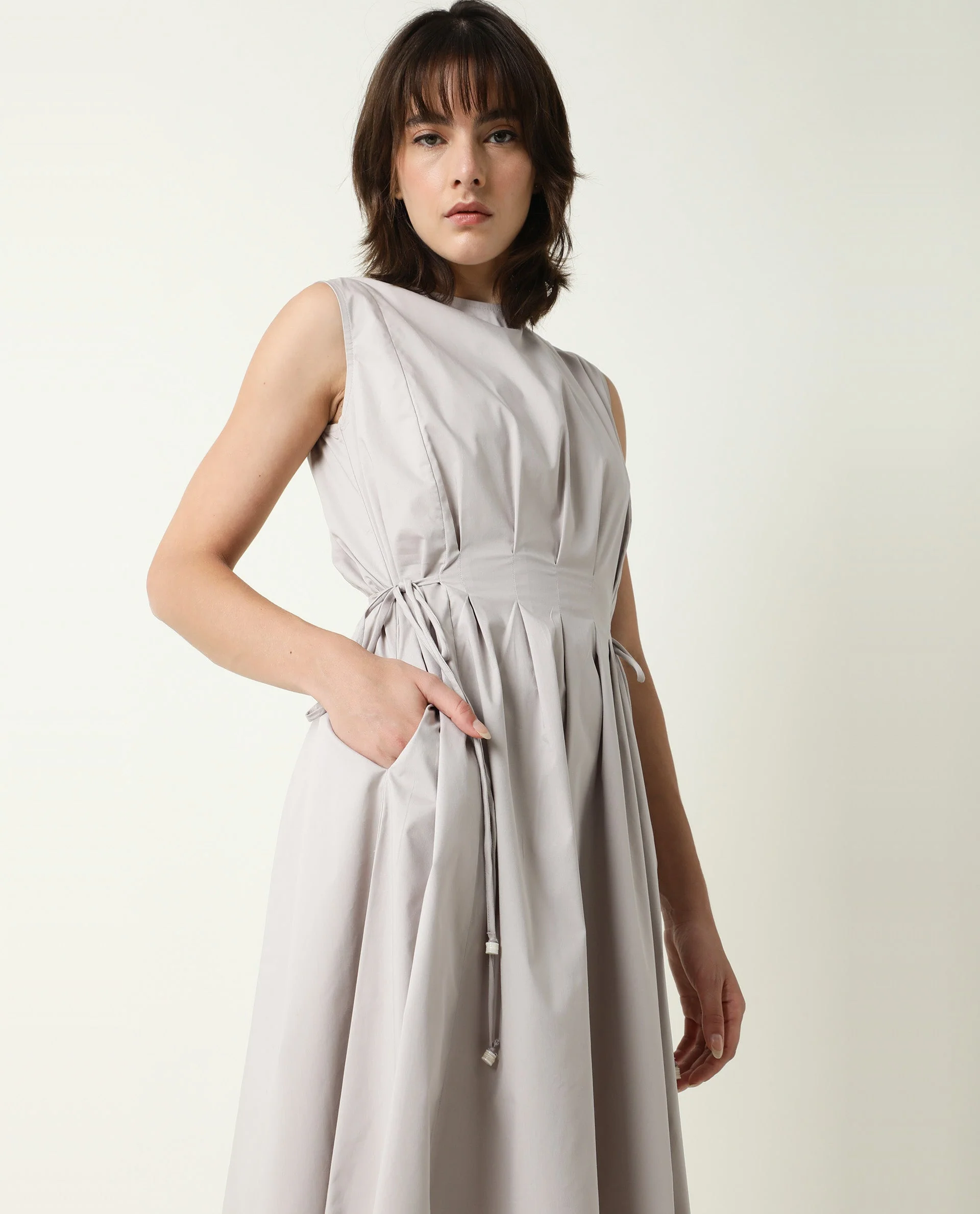 Rareism Women's Zippo Grey Dress - Image 7