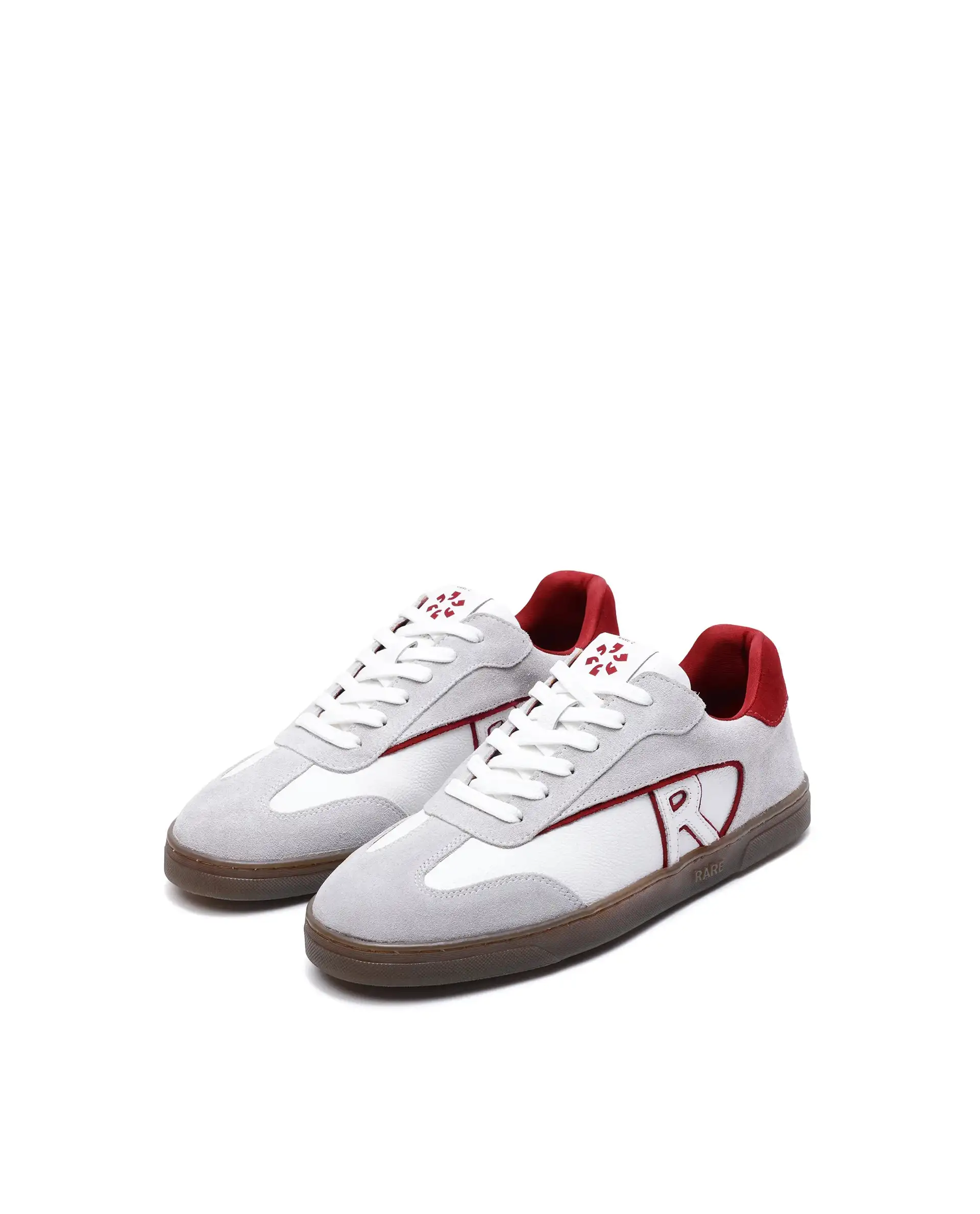 Rare Rabbit Men's Zoop Maroon Leather Lace-Up Closure Sneaker - Image 3