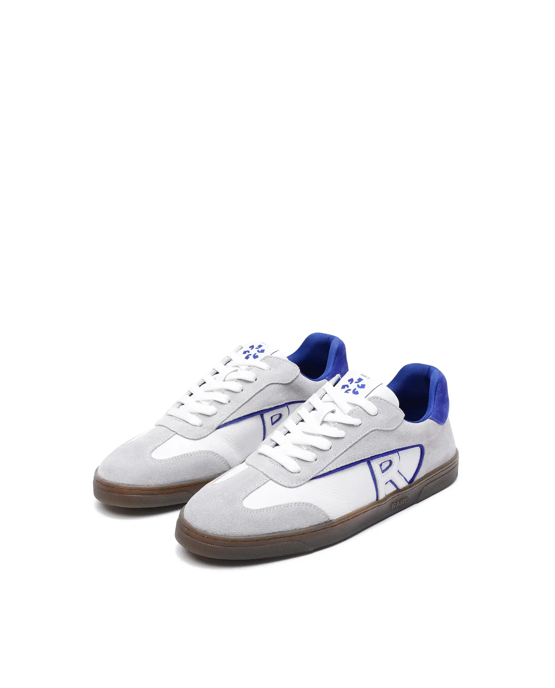 Rare Rabbit Men's Zoop White Leather Lace-Up Closure Sneaker - Image 3