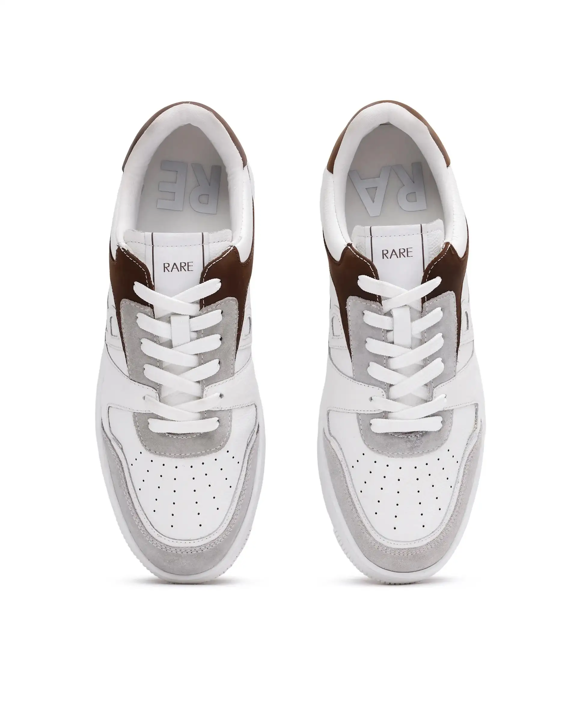 Rare Rabbit Men's Zouk Brown Lace-Up Closure Sneaker - Image 4