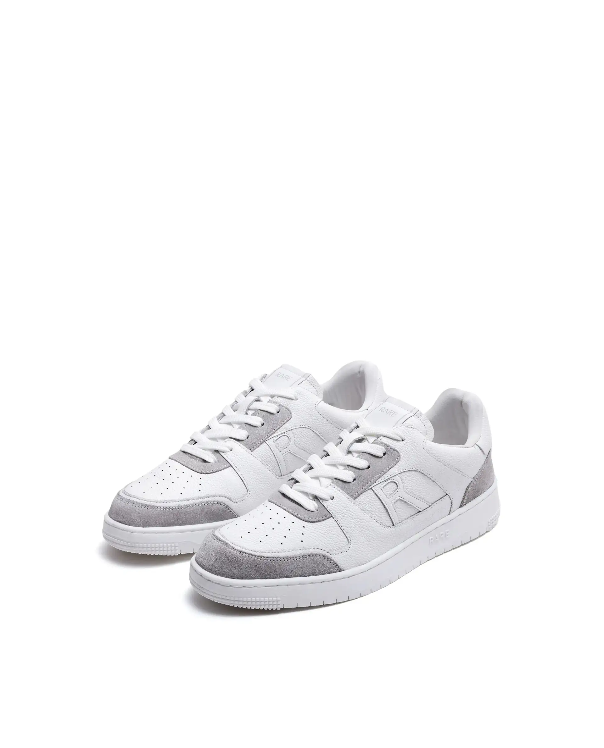 Rare Rabbit Men Zouk White Leather Lace-Up Closure Sneakers - Image 3