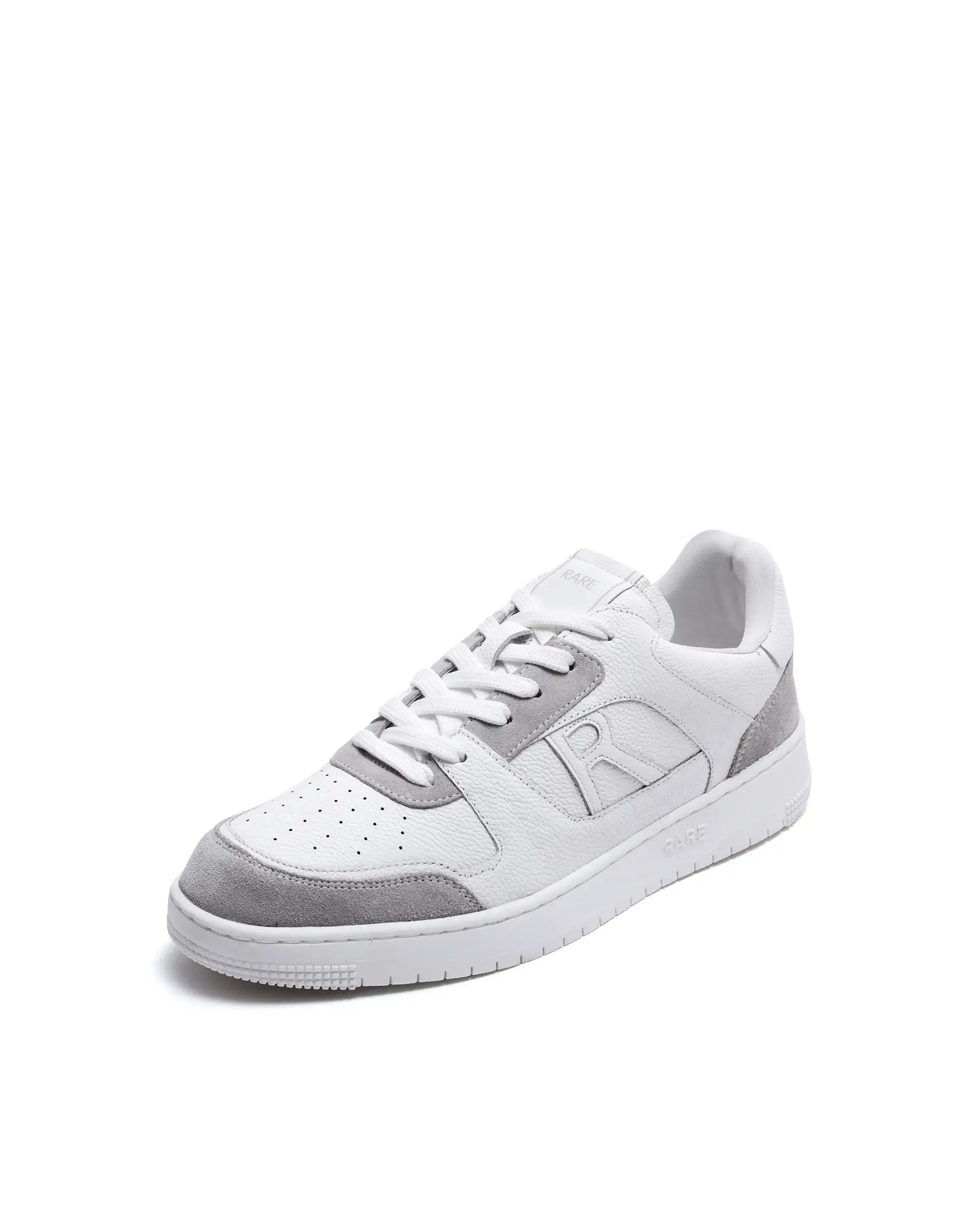 Rare Rabbit Men Zouk White Leather Lace-Up Closure Sneakers - Image 7