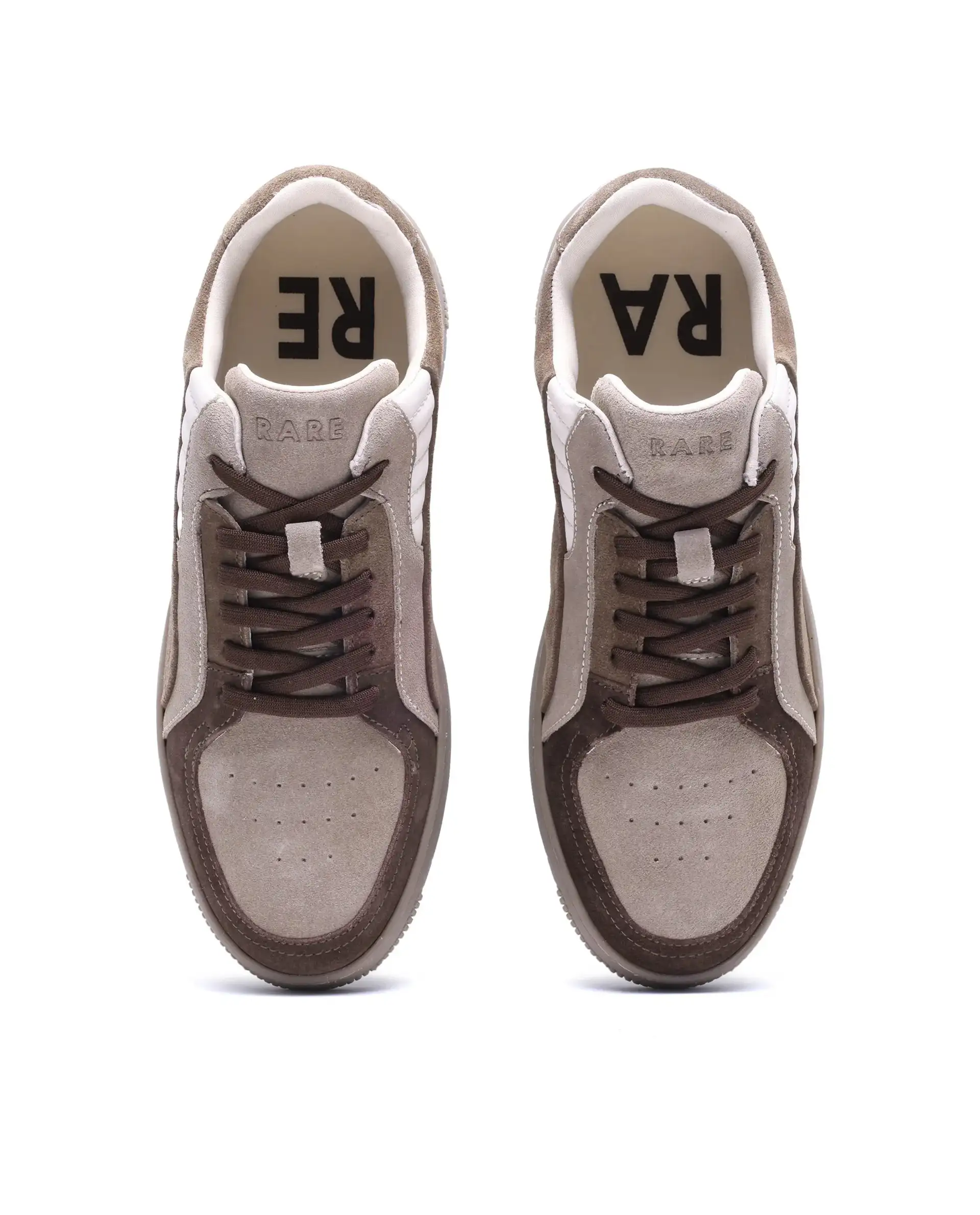 Rare Rabbit Men's Zwag Brown Suede Sneaker - Image 2