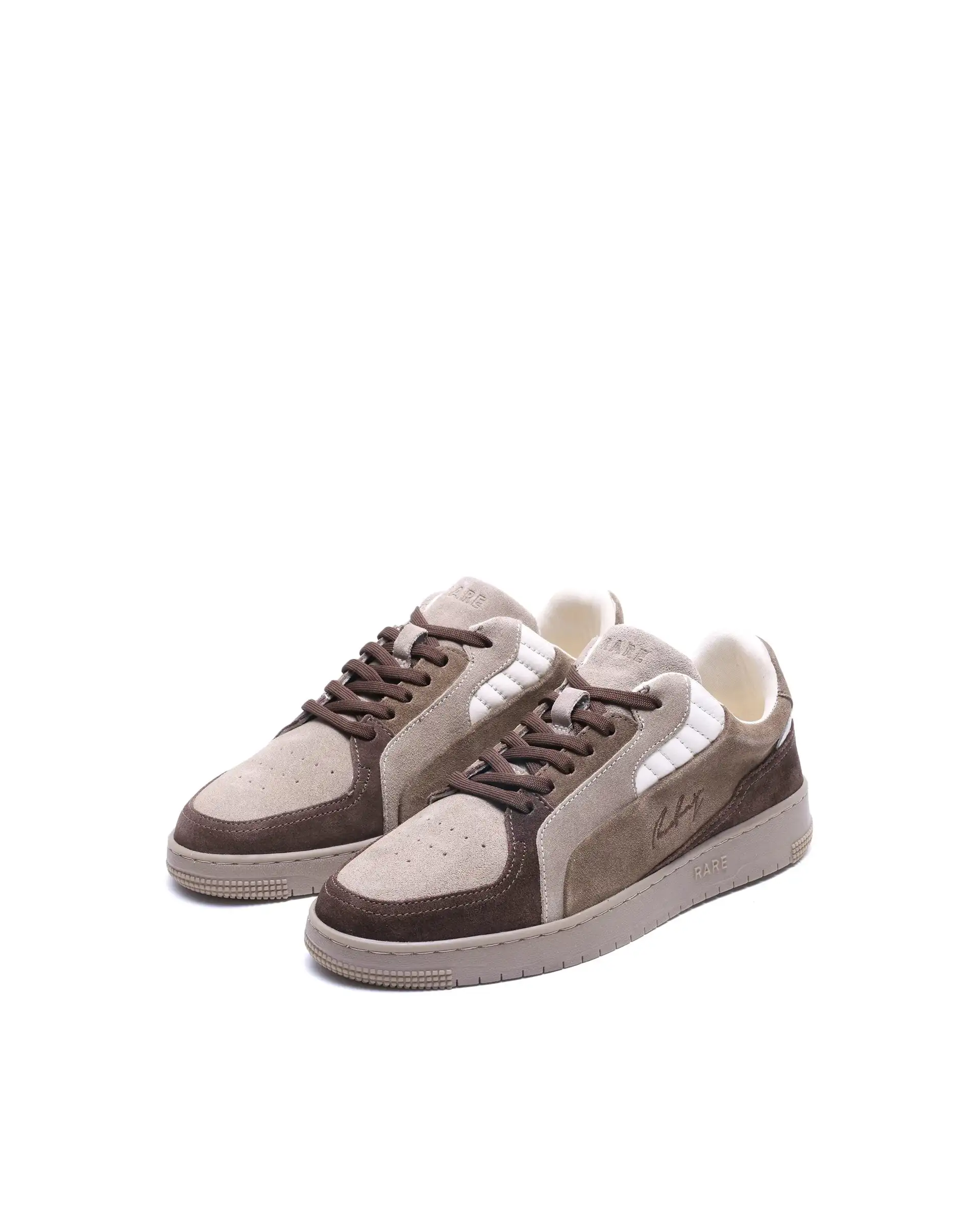 Rare Rabbit Men's Zwag Brown Suede Sneaker - Image 3