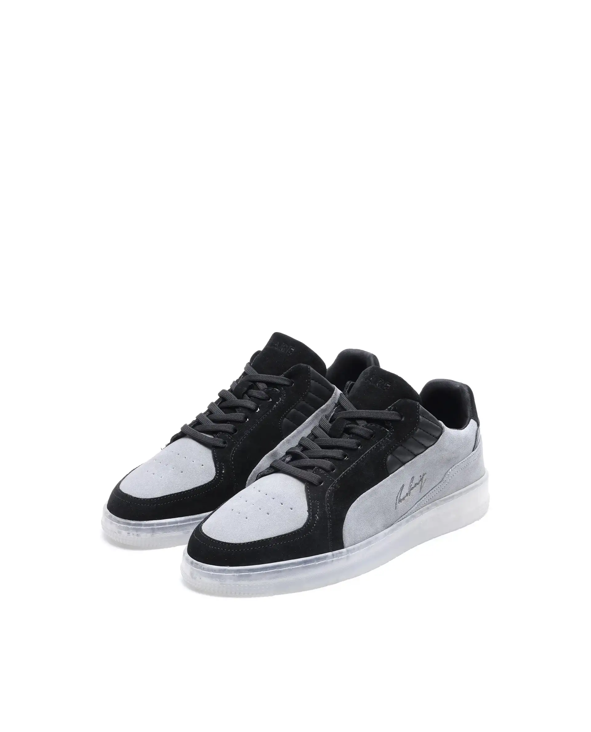 Rare Rabbit Men's Zwag Grey Suede Sneaker - Image 3