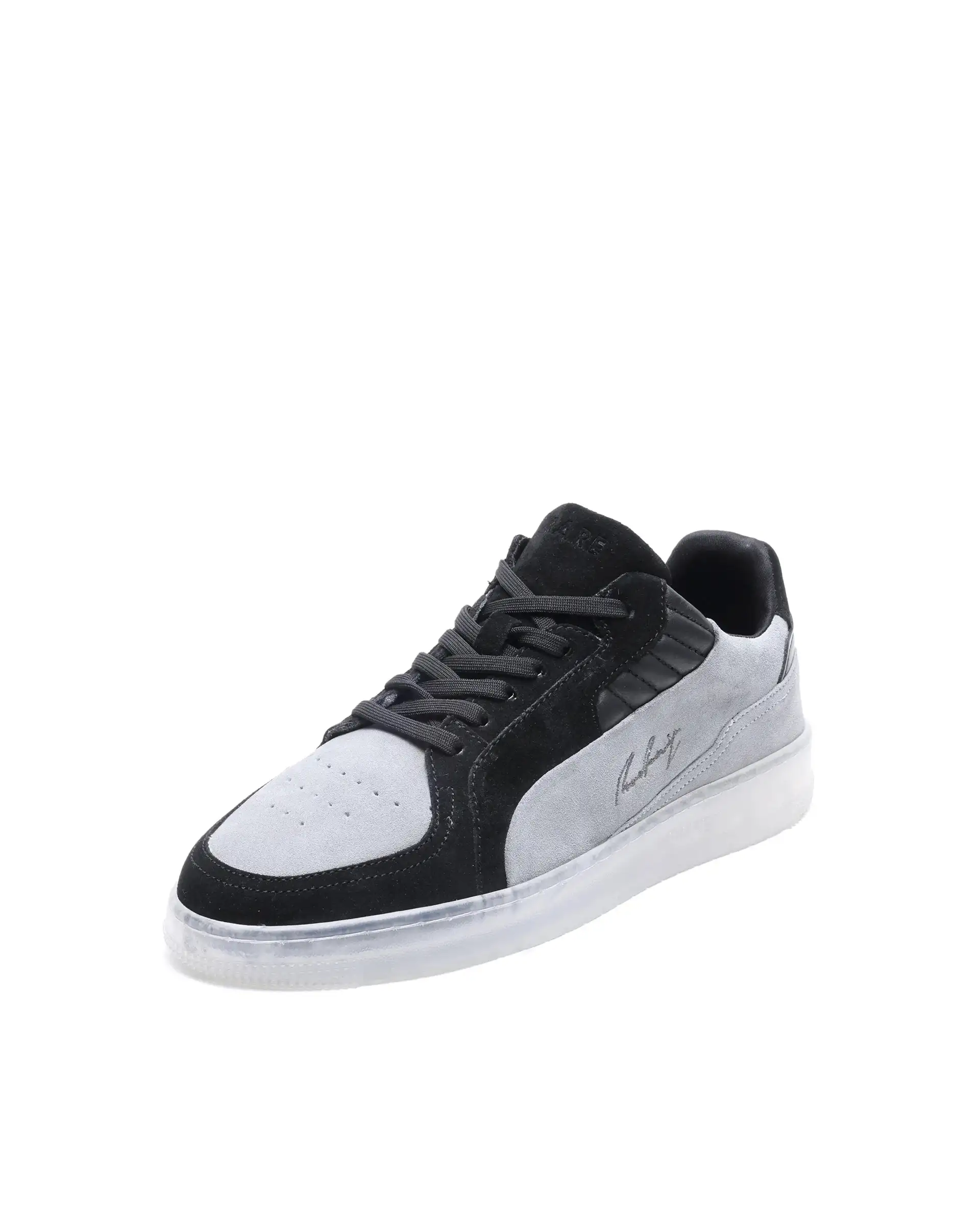 Rare Rabbit Men's Zwag Grey Suede Sneaker - Image 7